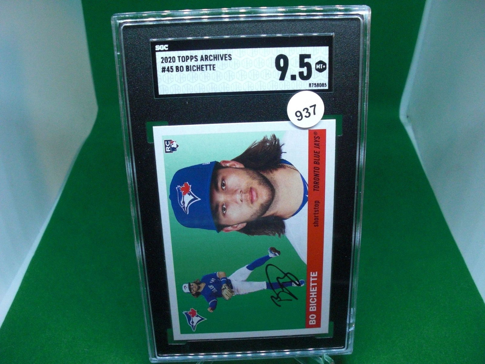 sgc 9.5 2020 topps archives bo bichette rc (1 of 1)