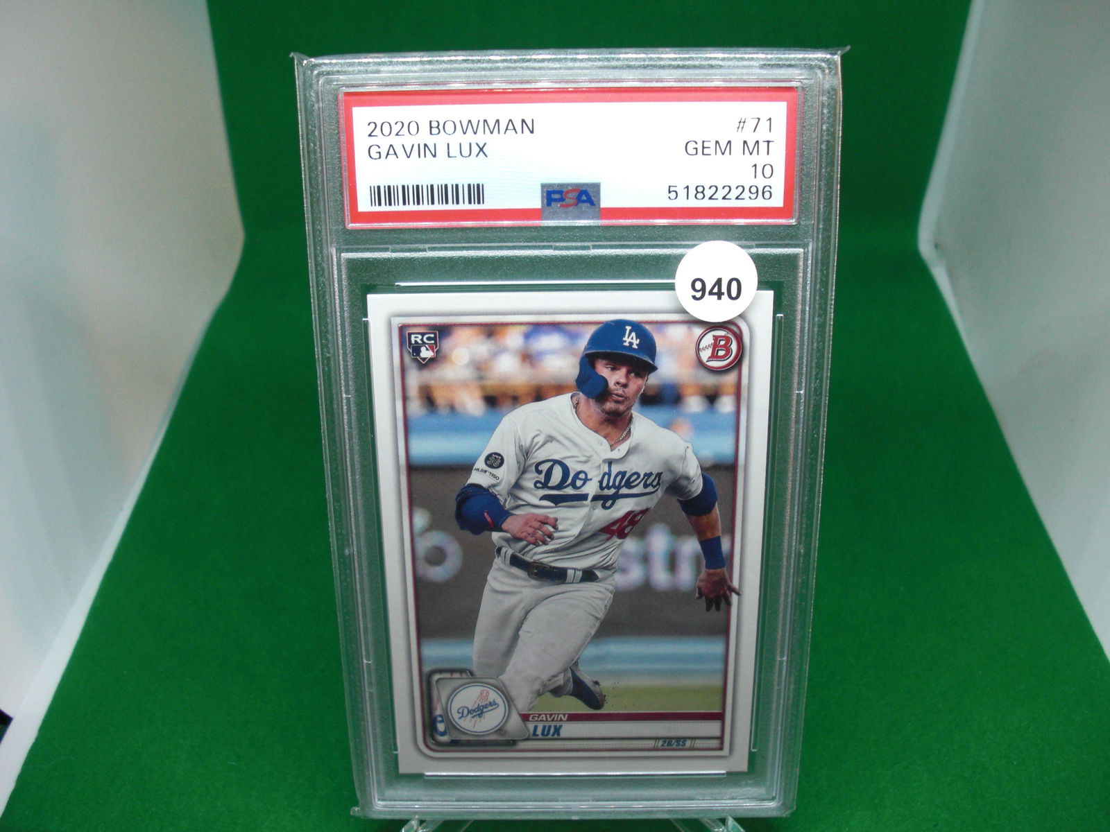 psa gem 10 gavin lux rookie (1 of 1)