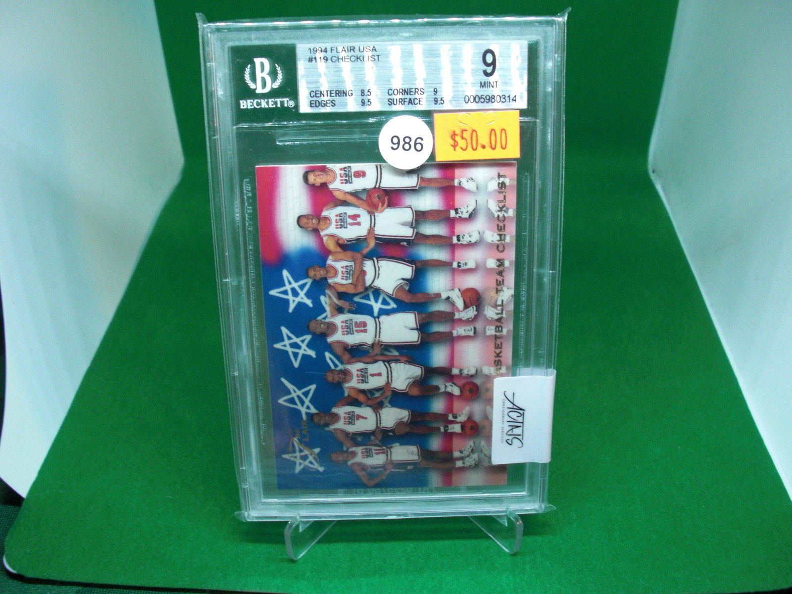 bgs 9 team usa basketball card 1994 (1 of 1)