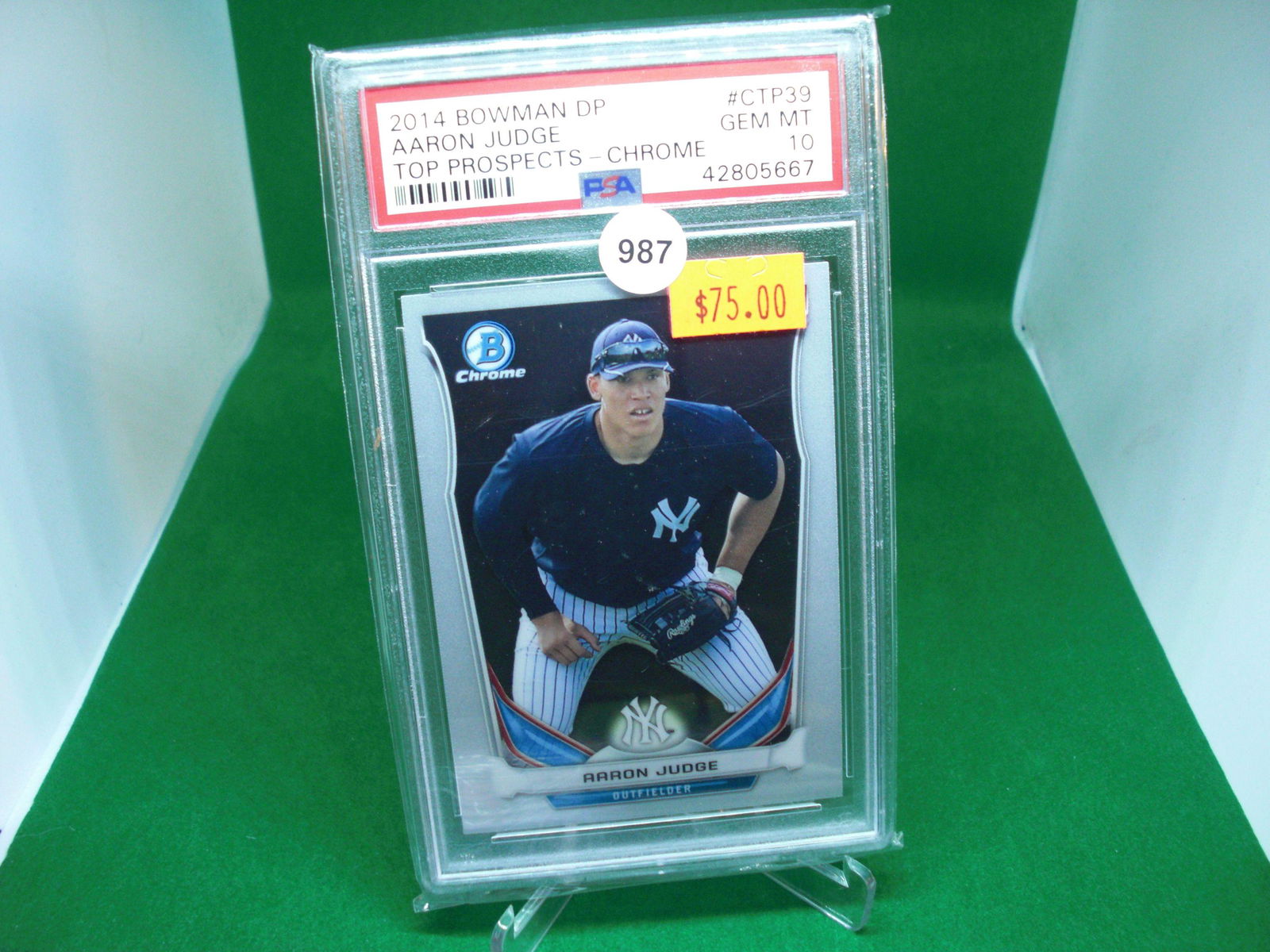 psa gem 10 aaron judge 2014 bowman chrome (1 of 1)