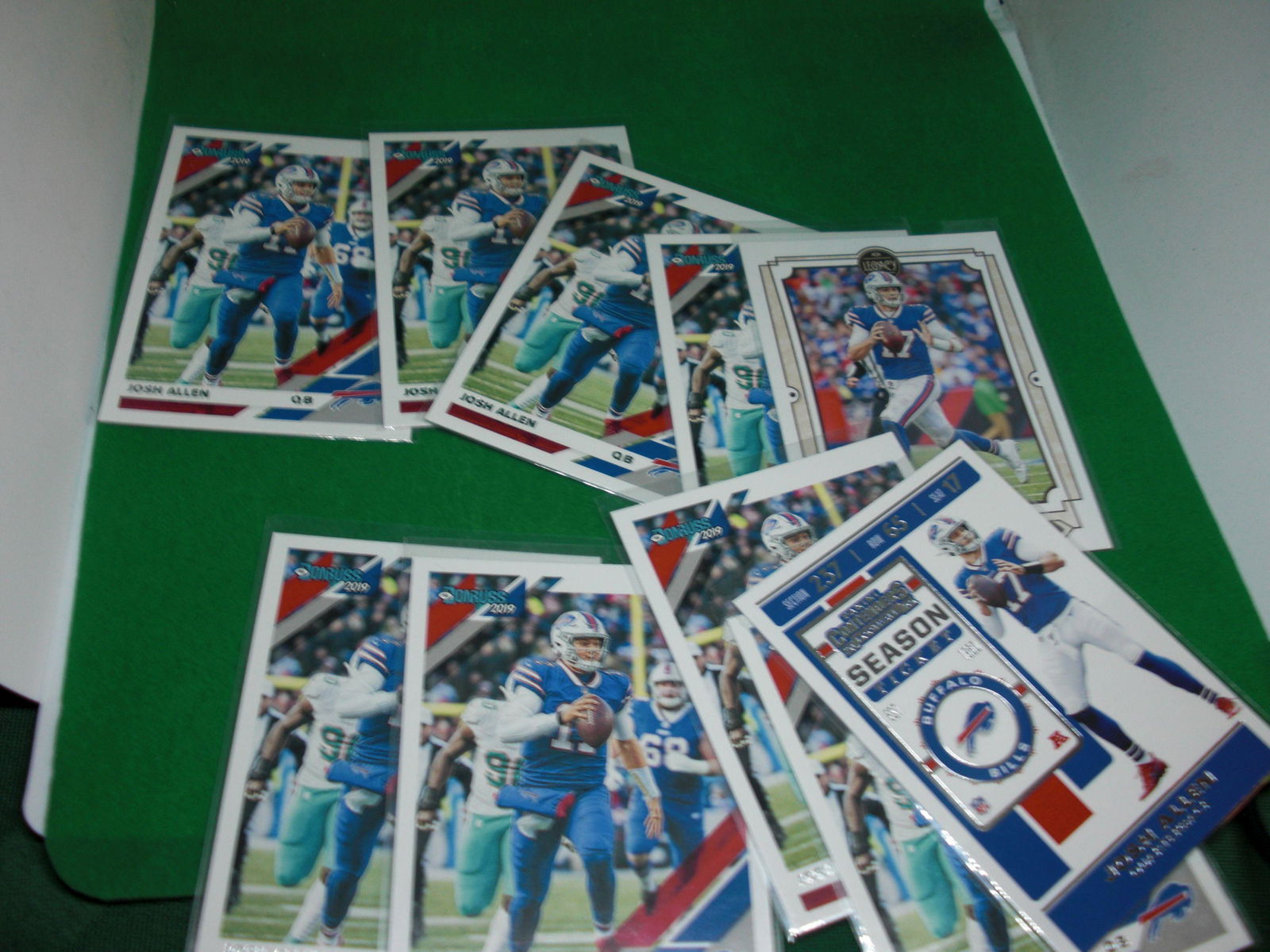 lot of 10 josh allen cards (1 of 1)