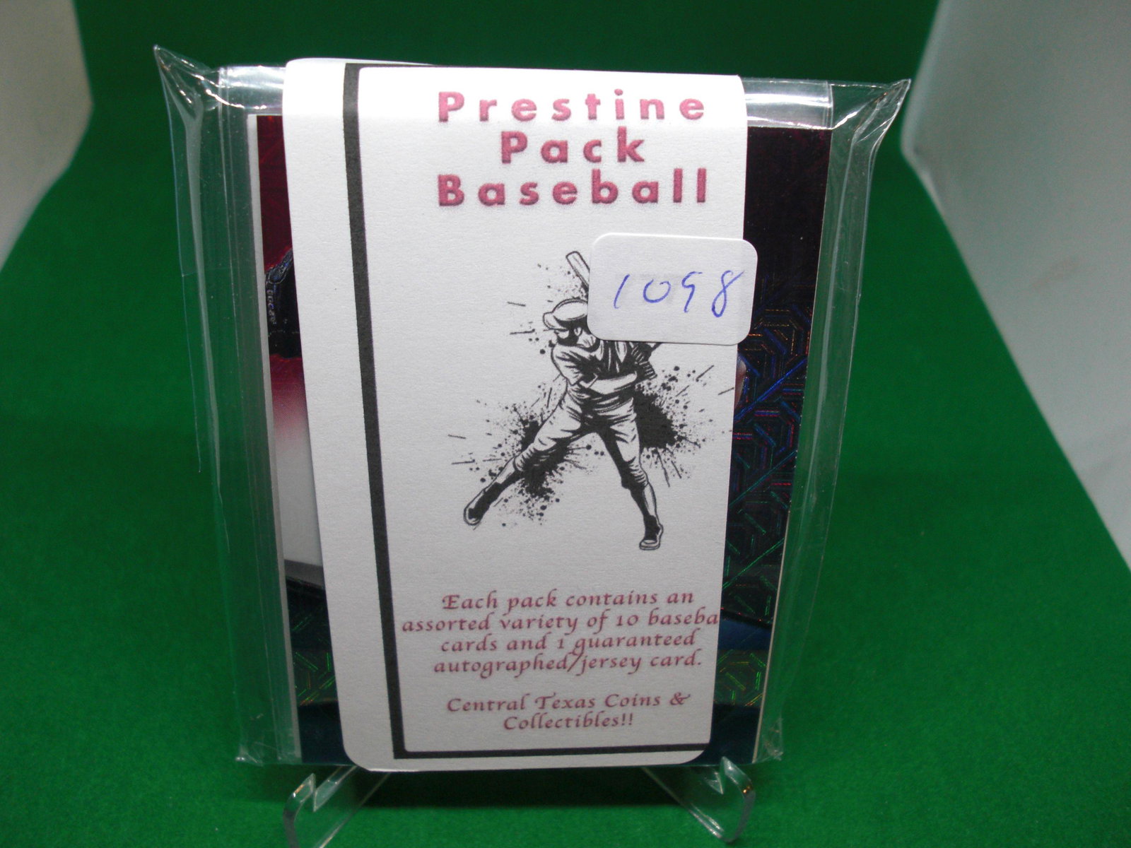 prestine pack baseball with guaranteed hit (1 of 1)