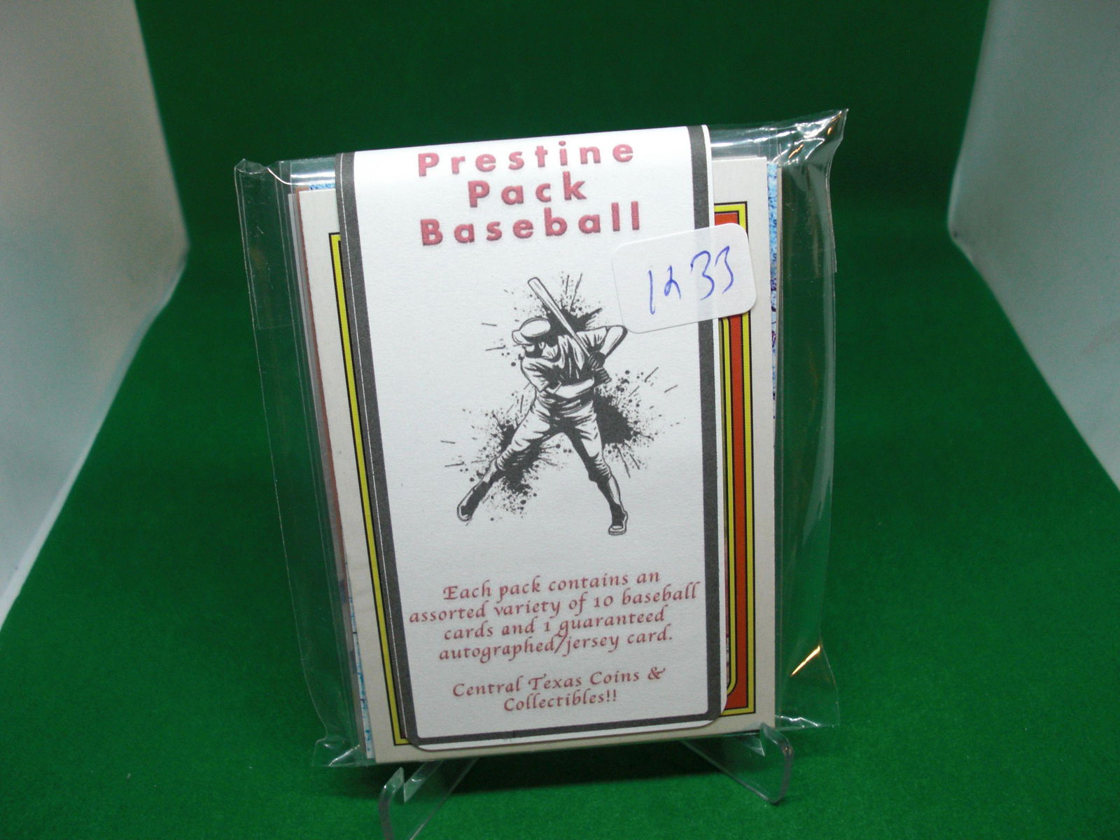 prestine pack baseball with guaranteed hit (1 of 1)