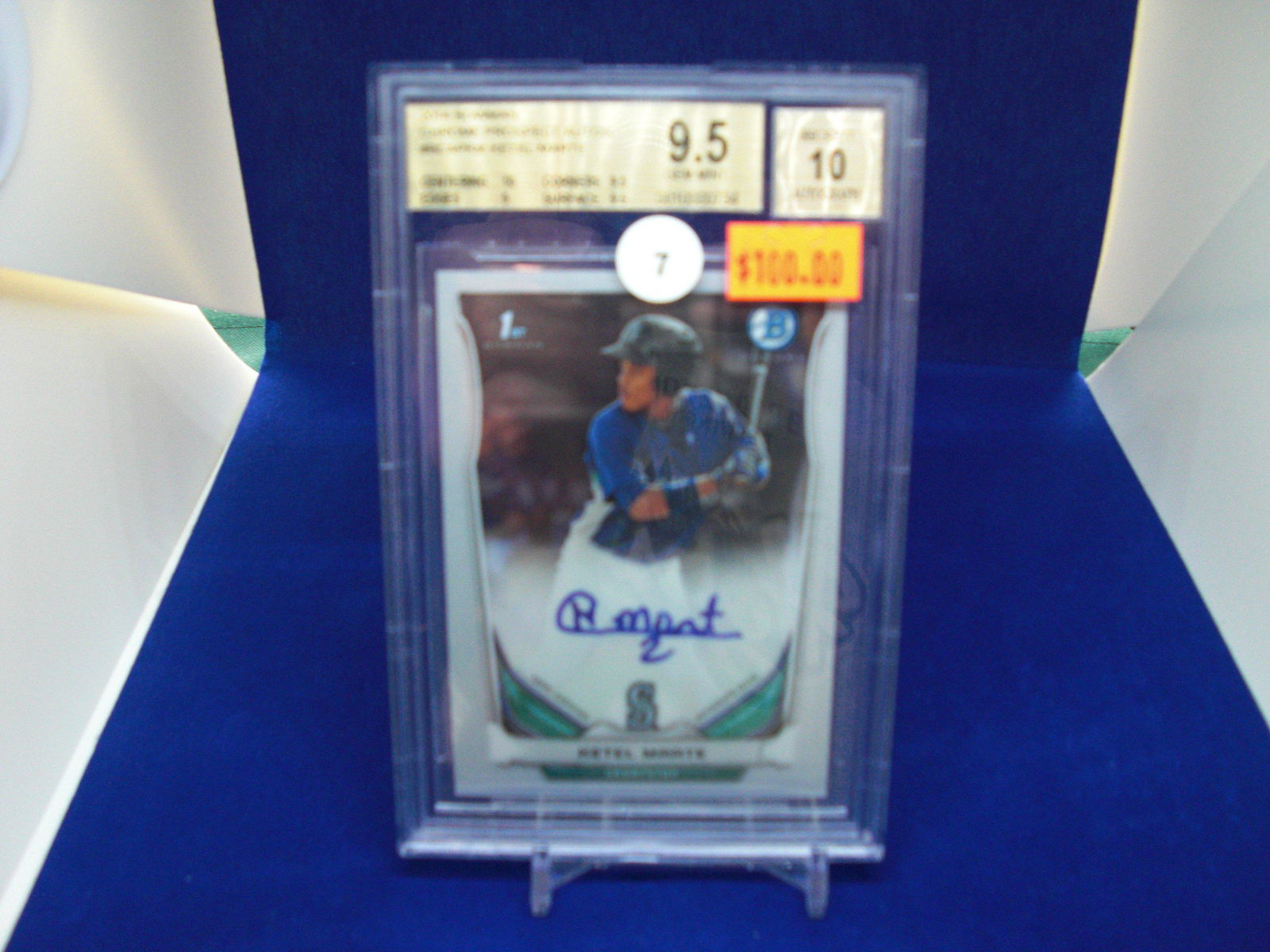 bgs graded 9.5/10 ketel marte 1st bowman auto (1 of 1)