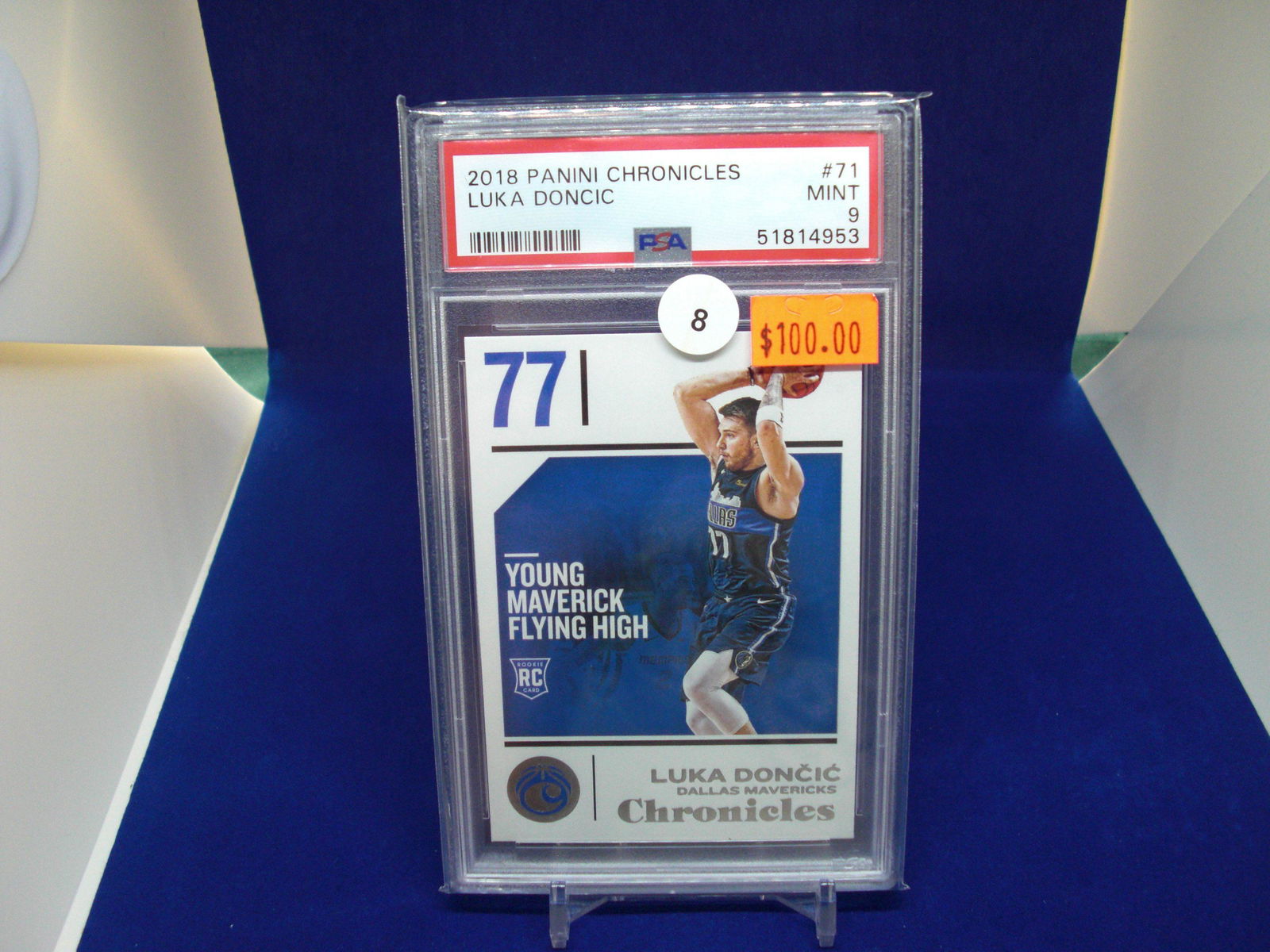 psa 9 mint luka doncic rookie card (1 of 1)