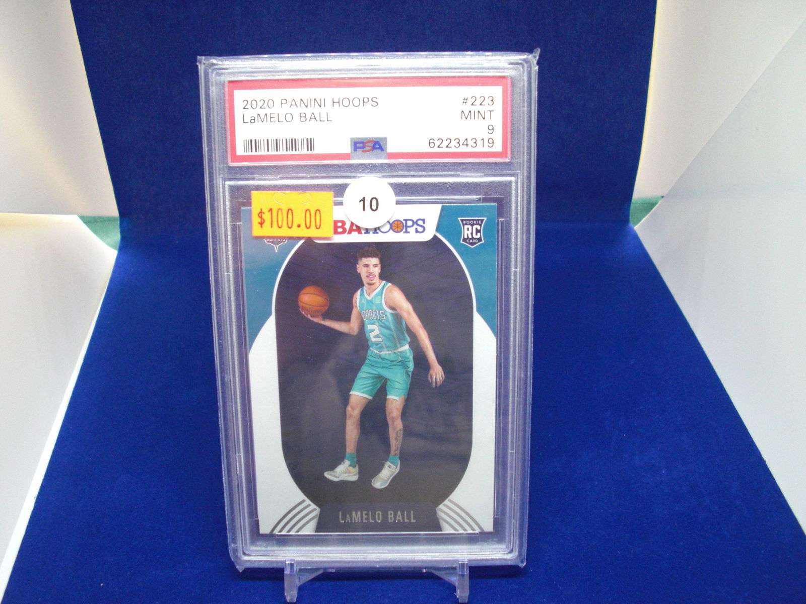 psa 9 mint lamelo ball rookie card (1 of 1)