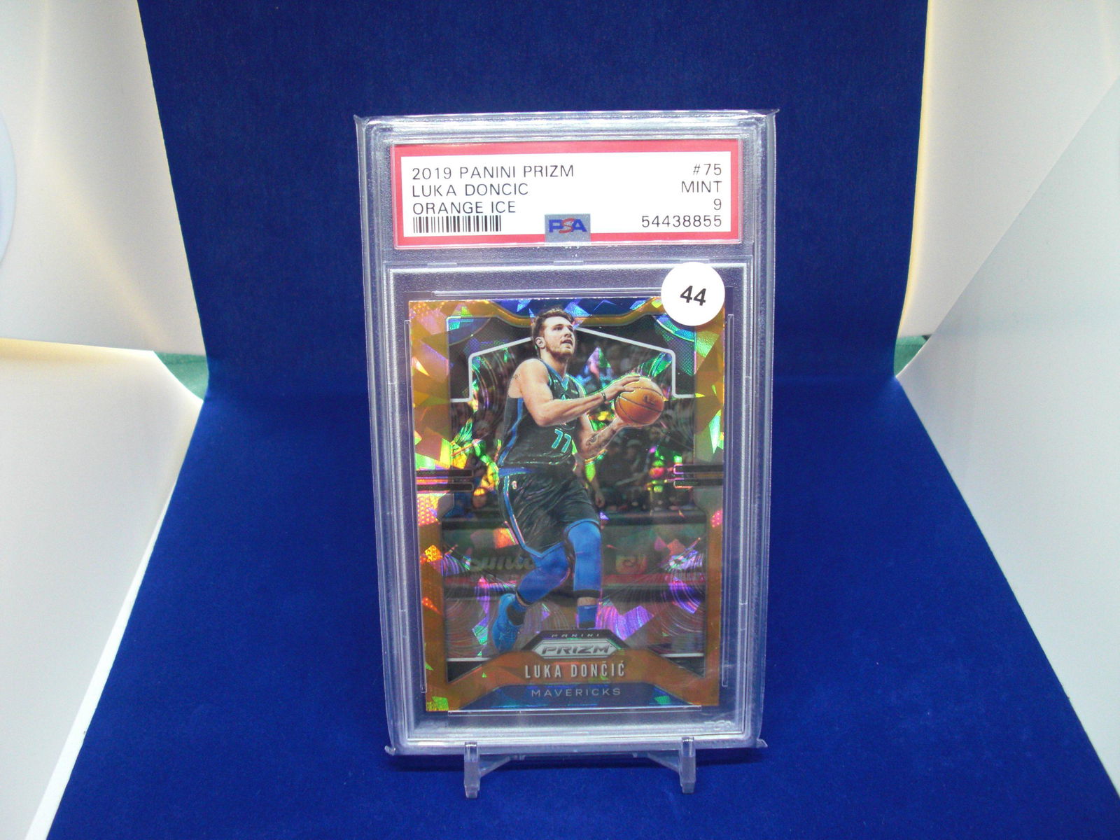 psa 9 mint luka doncic orange cracked ice (1 of 1)