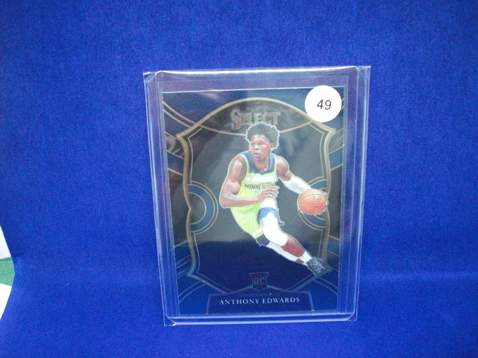 anthony edwards blue select rookie (1 of 1)