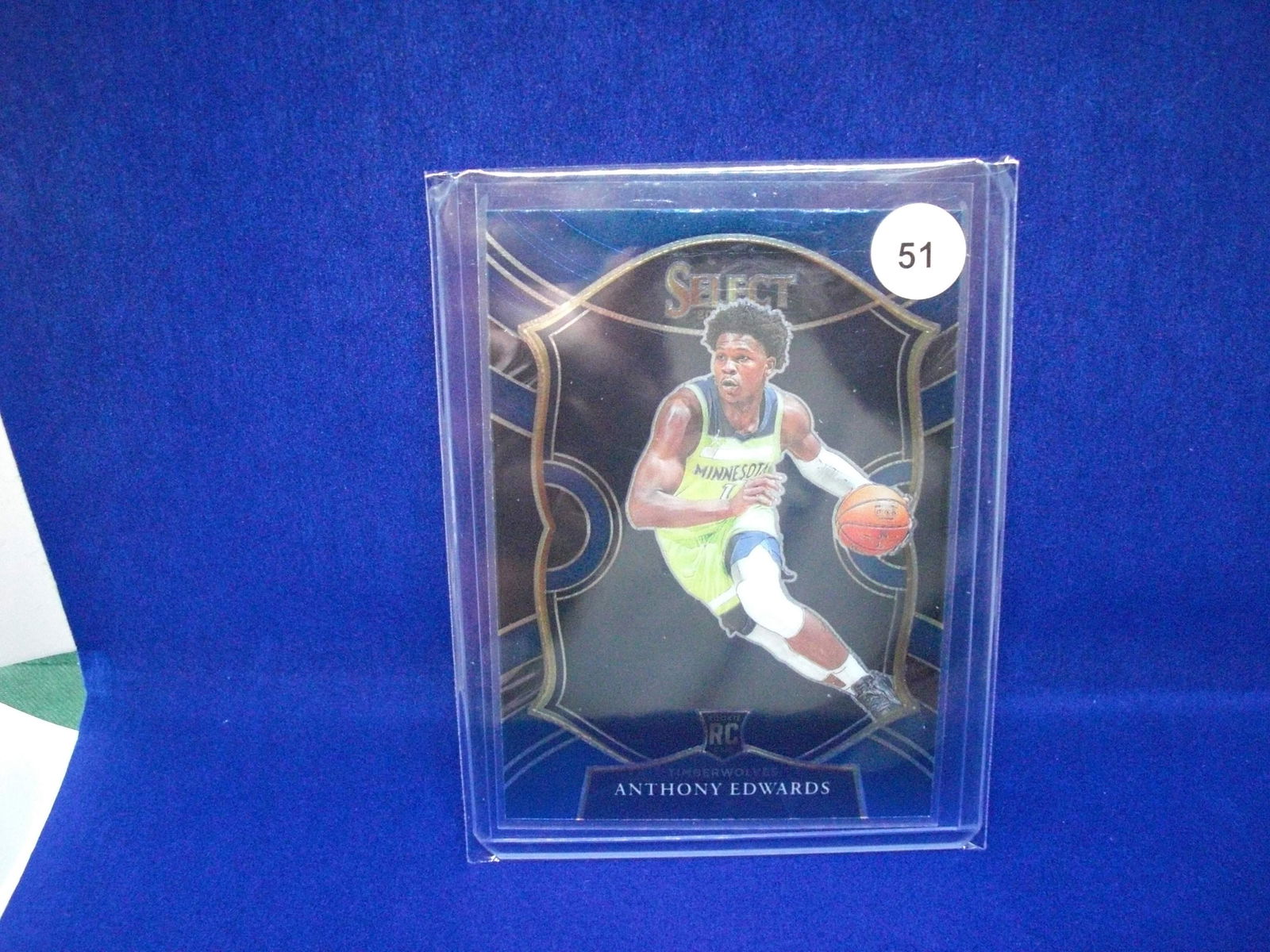 anthony edwards blue select rookie (1 of 1)