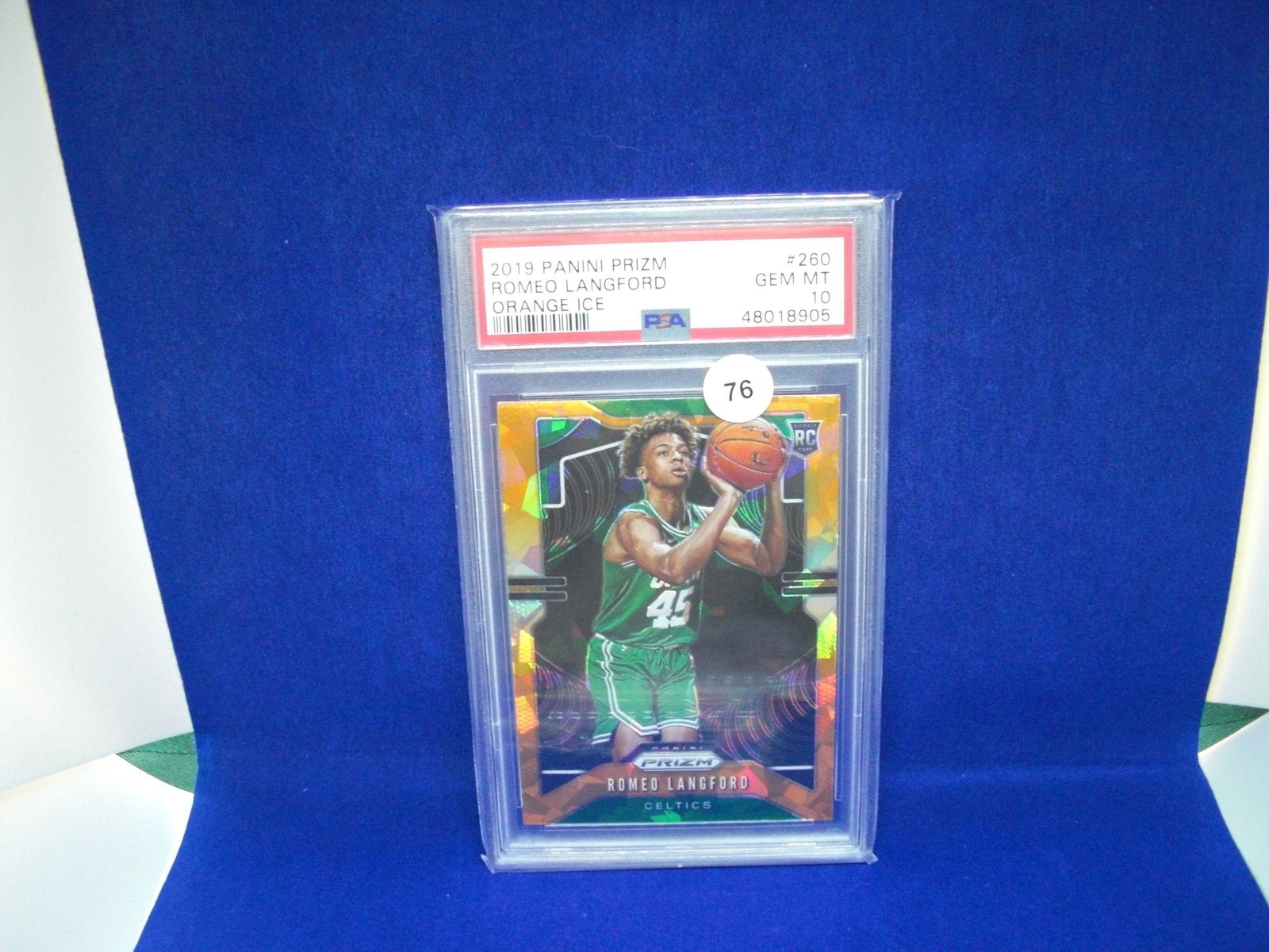 psa gem 10 romeo langford orange ice rookie (1 of 1)