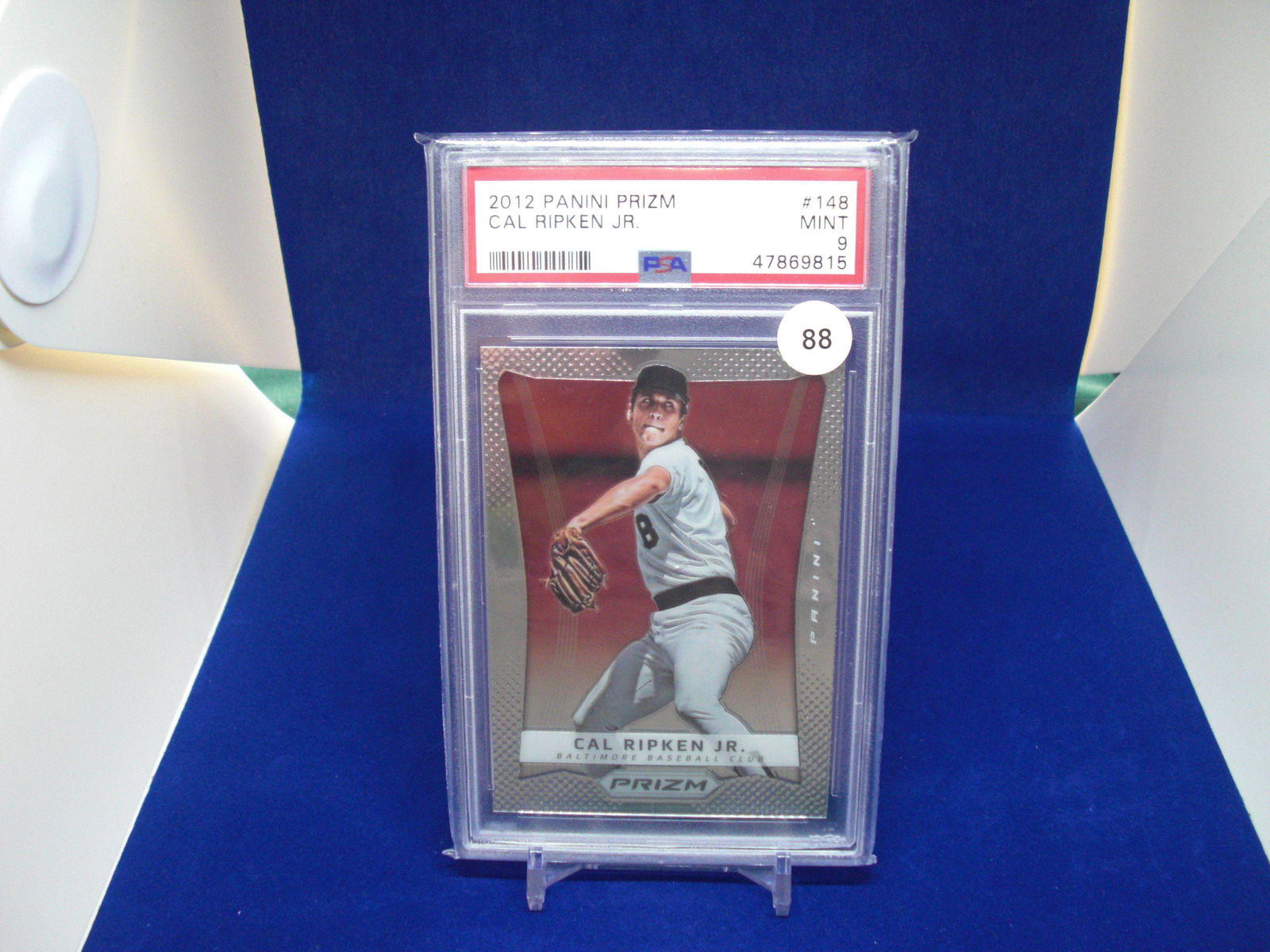 psa 9 mint cal ripken jr 2012 1st prizm (1 of 1)