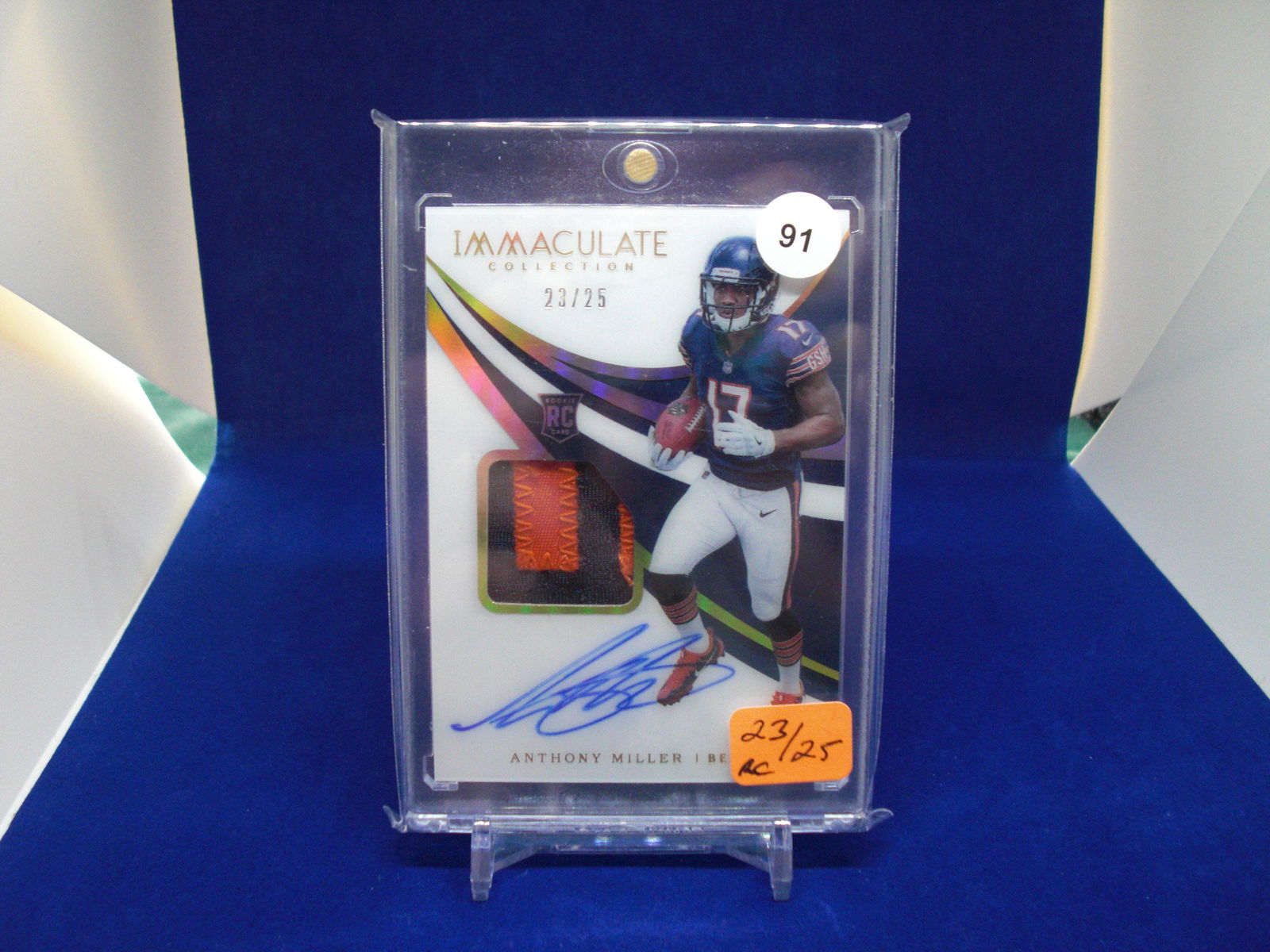 anthony miller immaculate patch auto 23/25 (1 of 1)