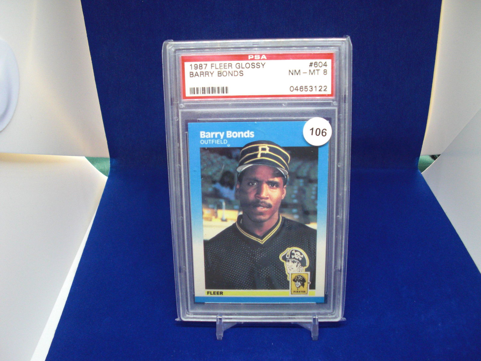psa 8 barry bonds fleer glossy (1 of 1)