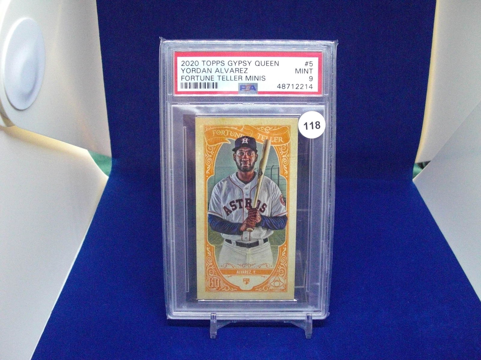 psa 9 mint yordan alvarez rookie insert (1 of 1)