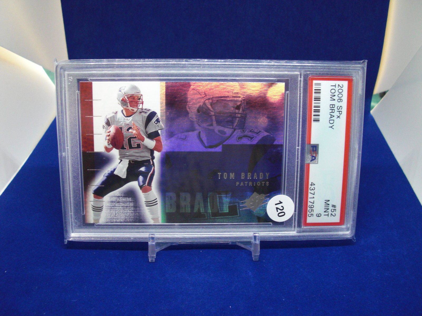 psa 9 mint tom brady 2006 SPx (1 of 1)