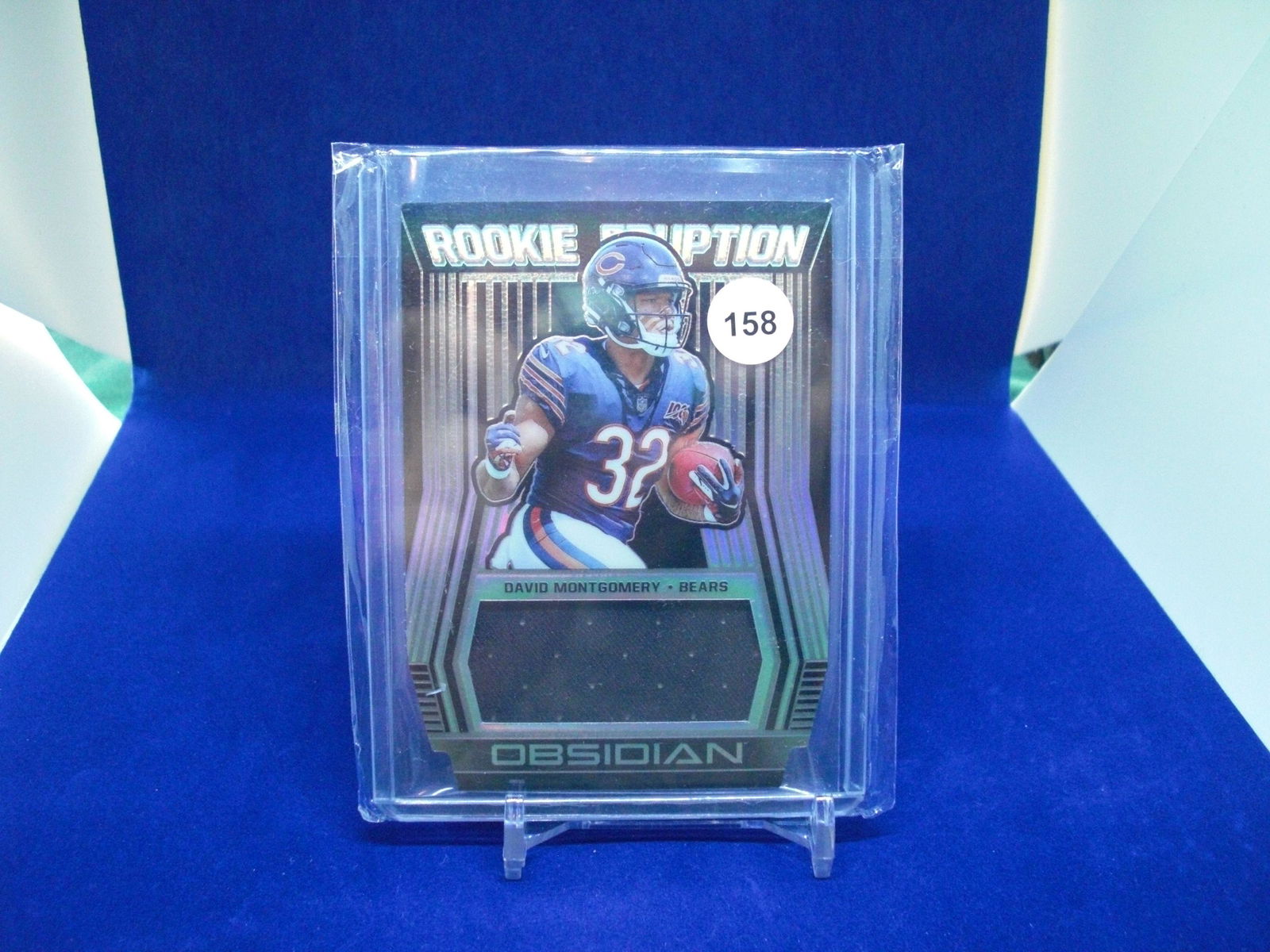 David Montgomery Obsidian rookie jersey card 069/100 (1 of 1)