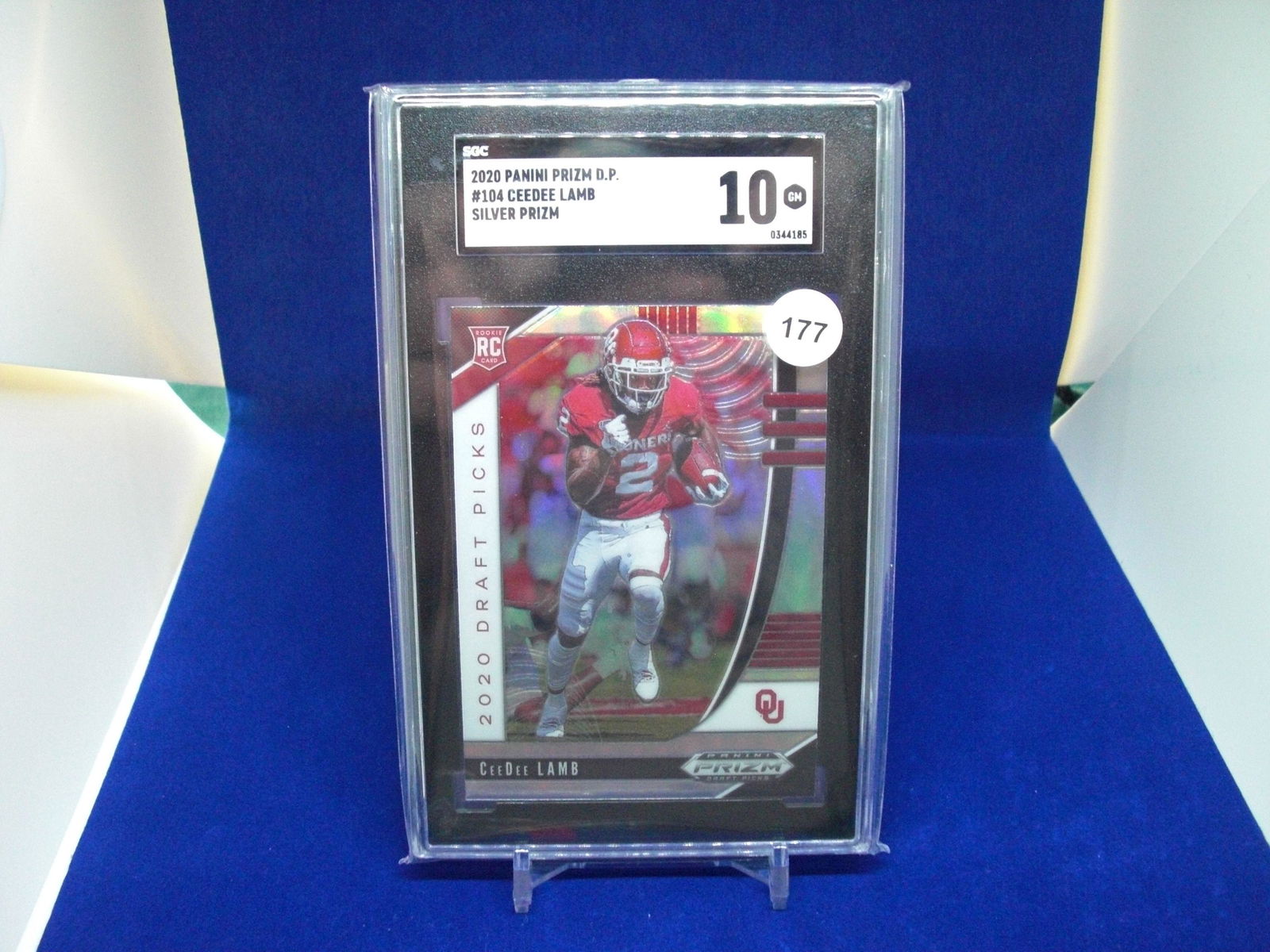 SGC gem 10 CeeDee lamb silver prison rookie (1 of 1)