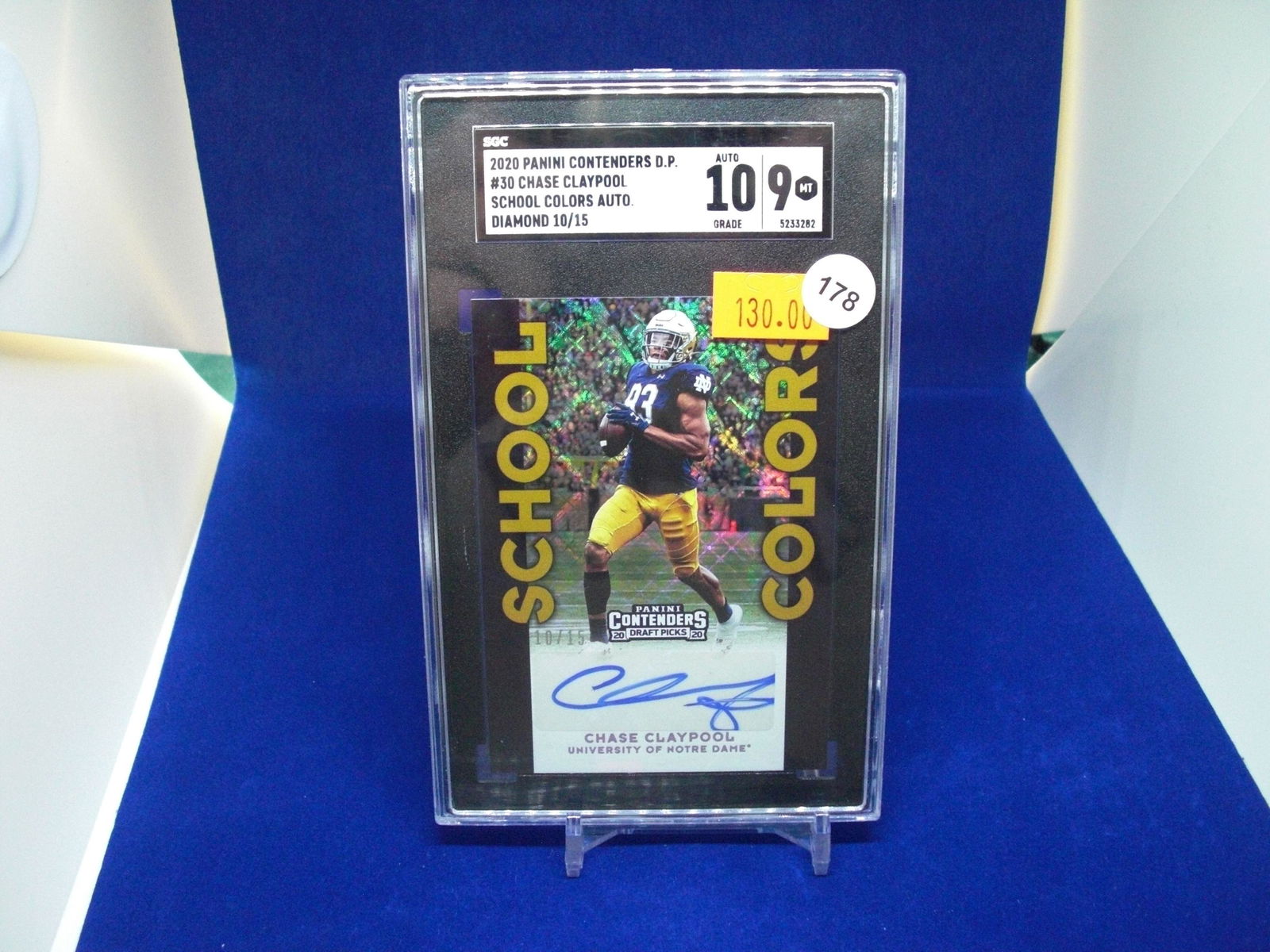 SGC 10/9 chase claypool rookie auto 10/15 (1 of 1)