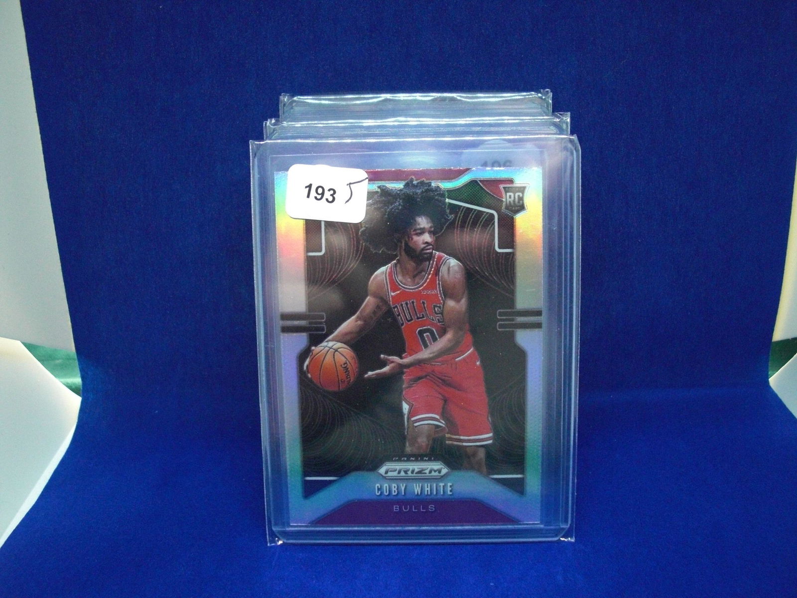 Coby white silver prism rookie card (1 of 1)