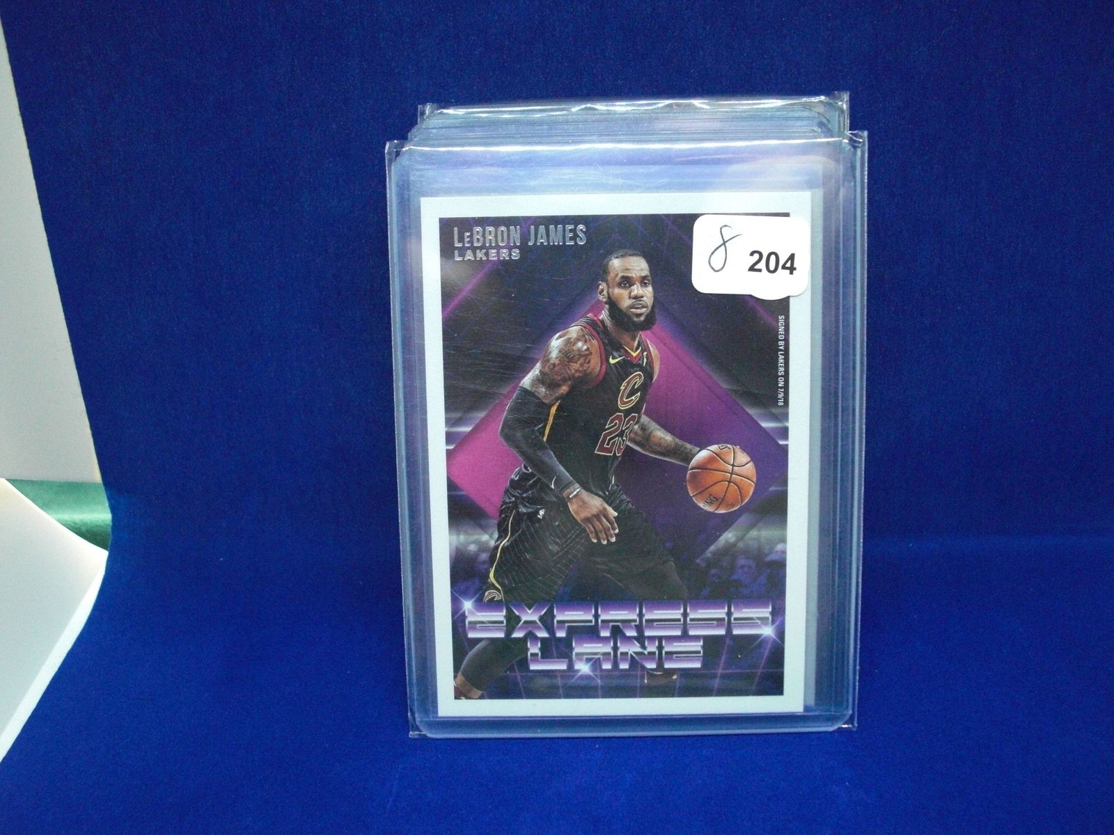 LeBron James Cavaliers insert card (1 of 1)