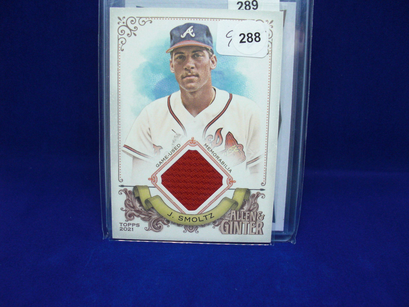 John smoltz game Used  memorabilia card (1 of 1)