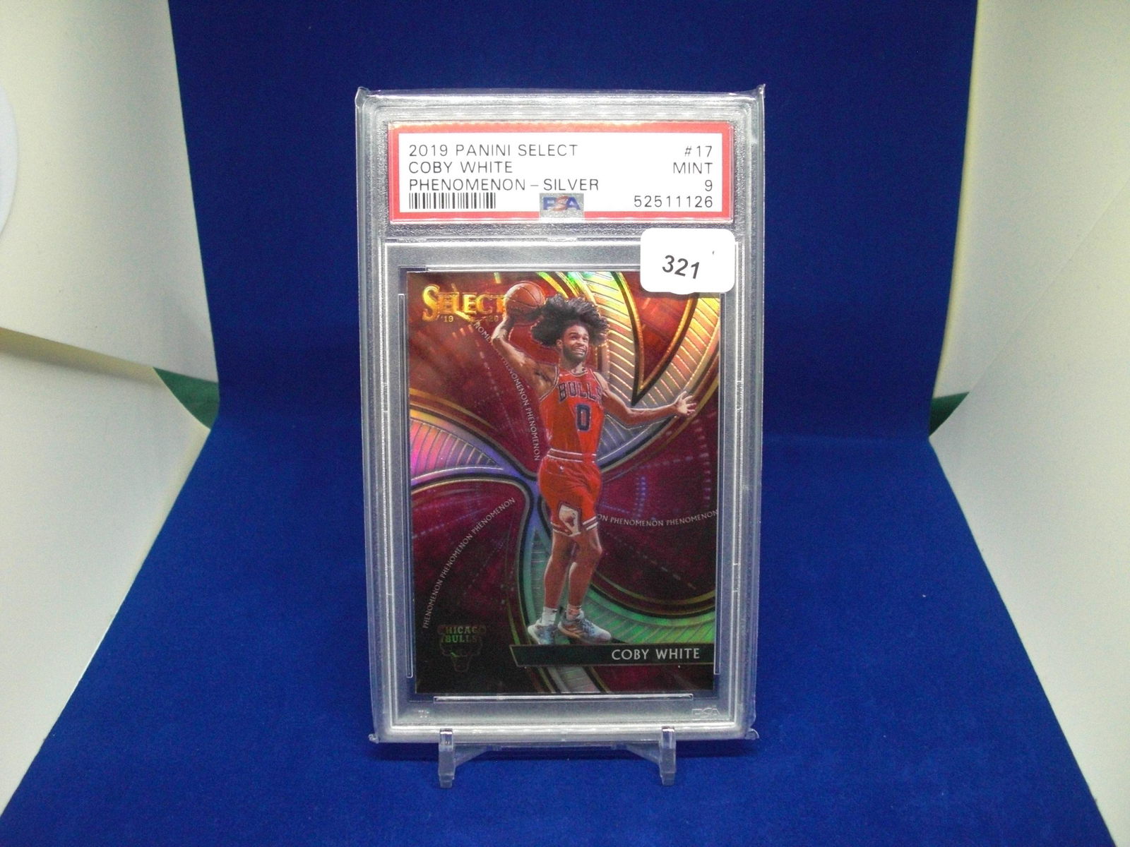 PSA 9 mint silver select rookie coby white (1 of 1)