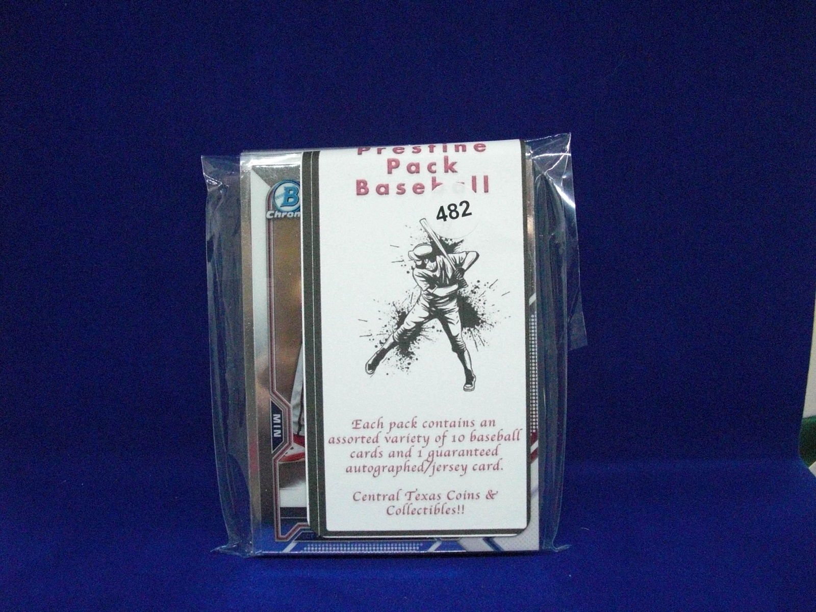 prestine pack baseball with guaranteed hit (1 of 1)