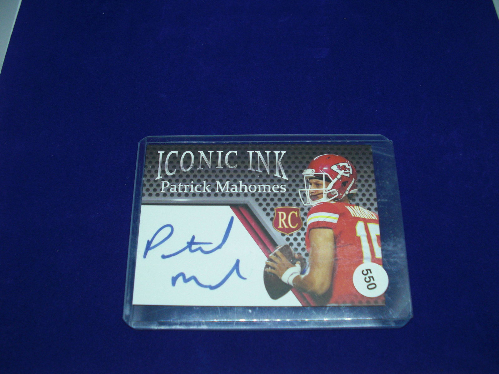 patrick mahomes II iconic ink facsimile auto (1 of 1)
