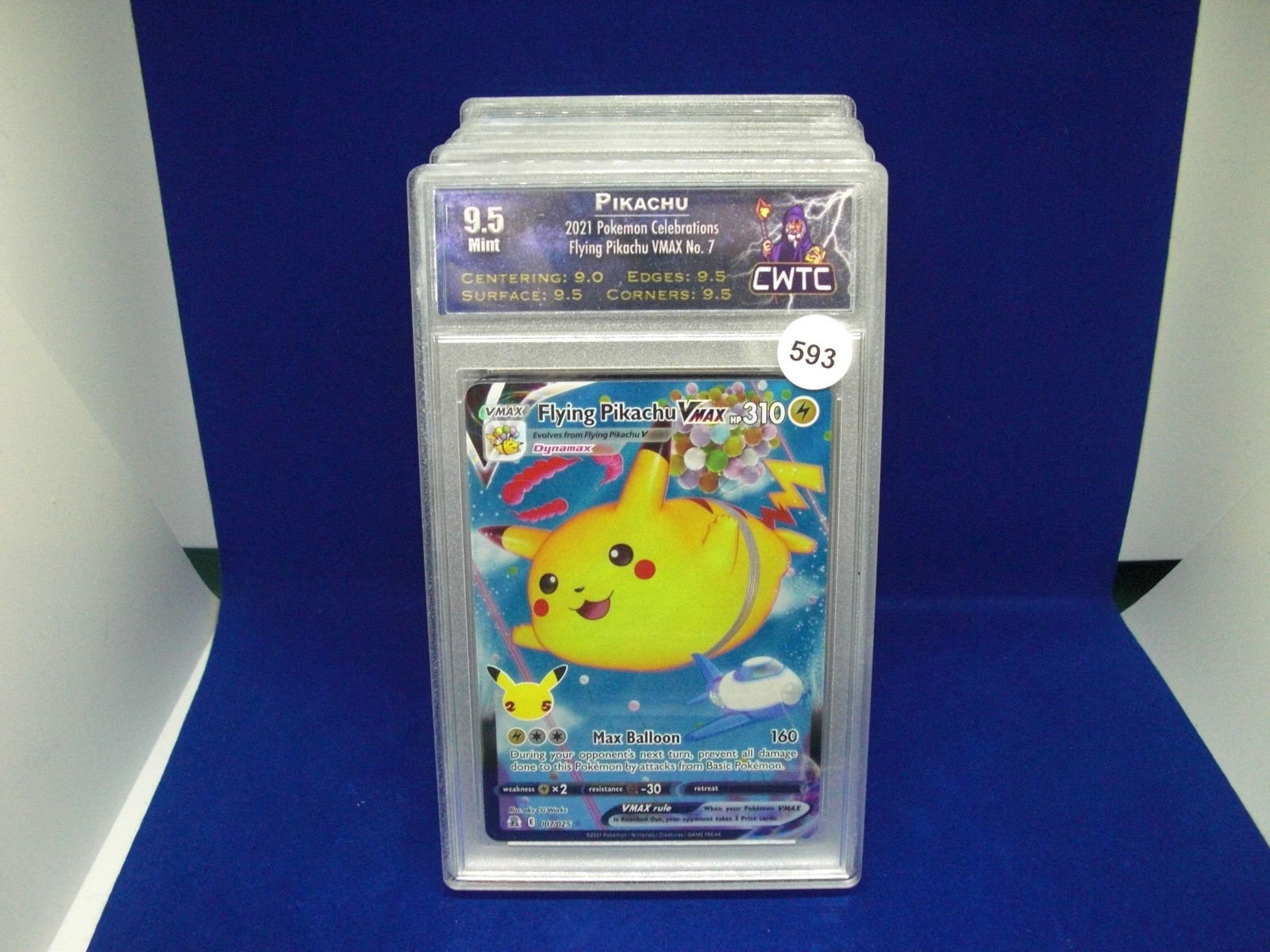 cwtc 9.5 flying pikachu vmax shiny card (1 of 1)