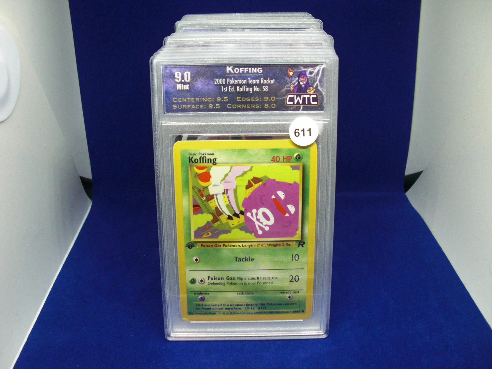 cwtc 9.0 koffing pokemon card (1 of 1)