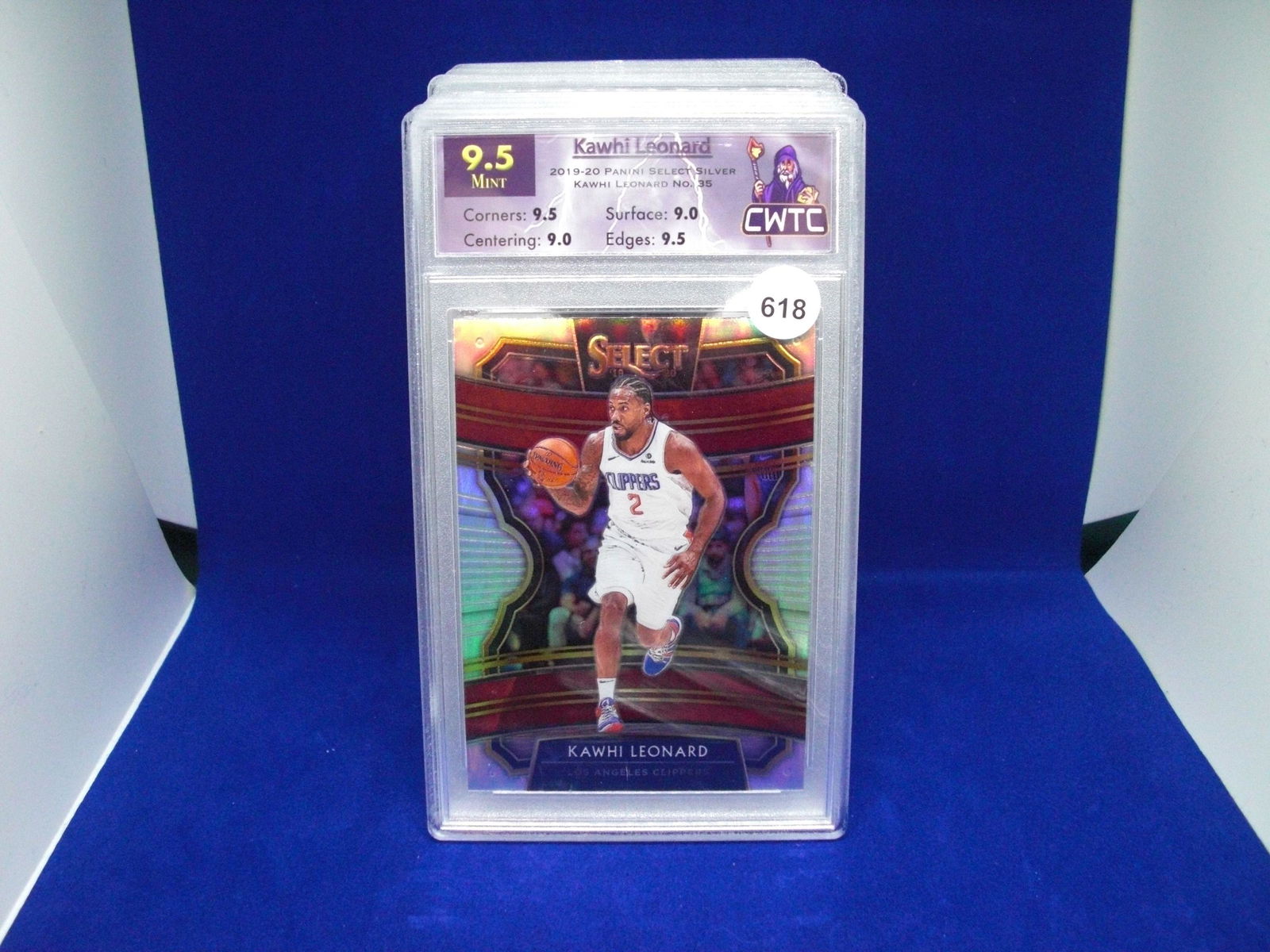 cwtc graded 9.5 kawhi leonard silver select (1 of 1)