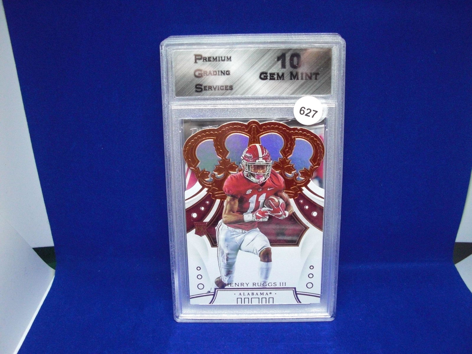 PGS graded gem 10 henry ruggs III rookie (1 of 1)
