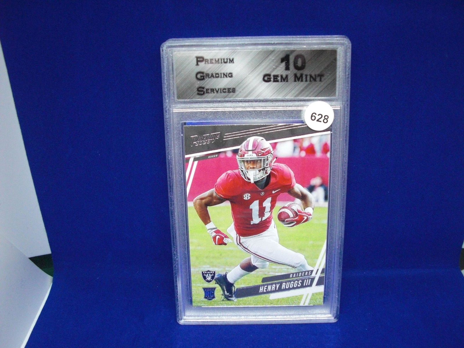 PGS graded gem 10 henry ruggs III rookie (1 of 1)