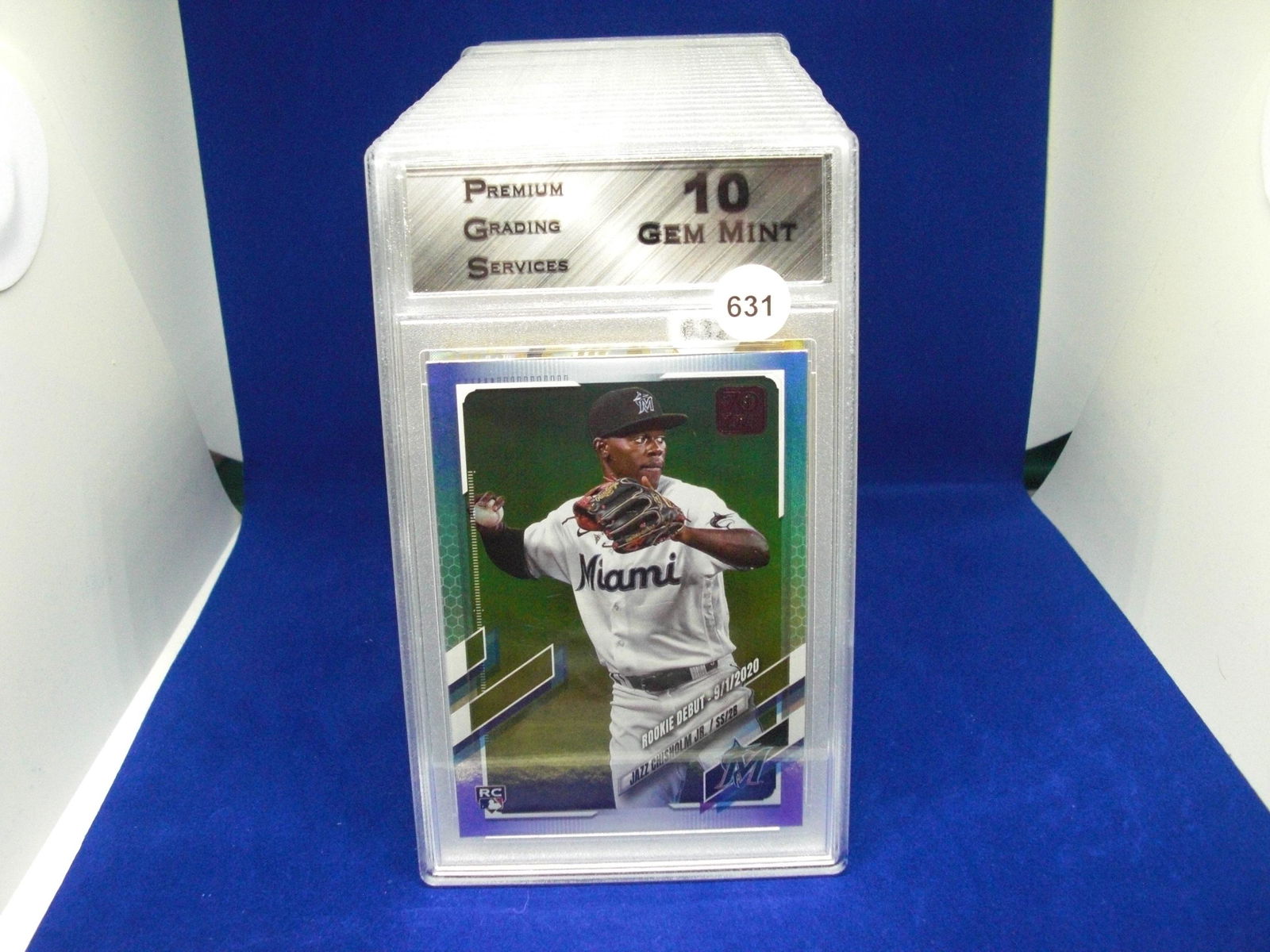 PGS graded gem 10 jazz chisolm holo foil (1 of 1)