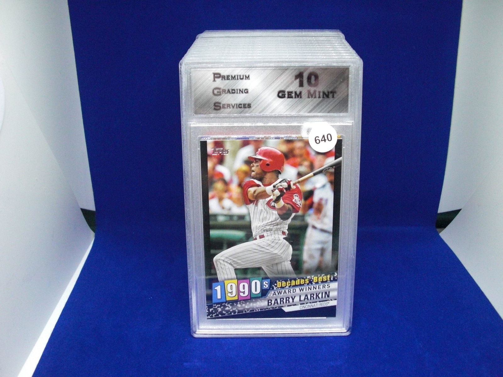 PGS graded gem 10 barry larkin insert (1 of 1)