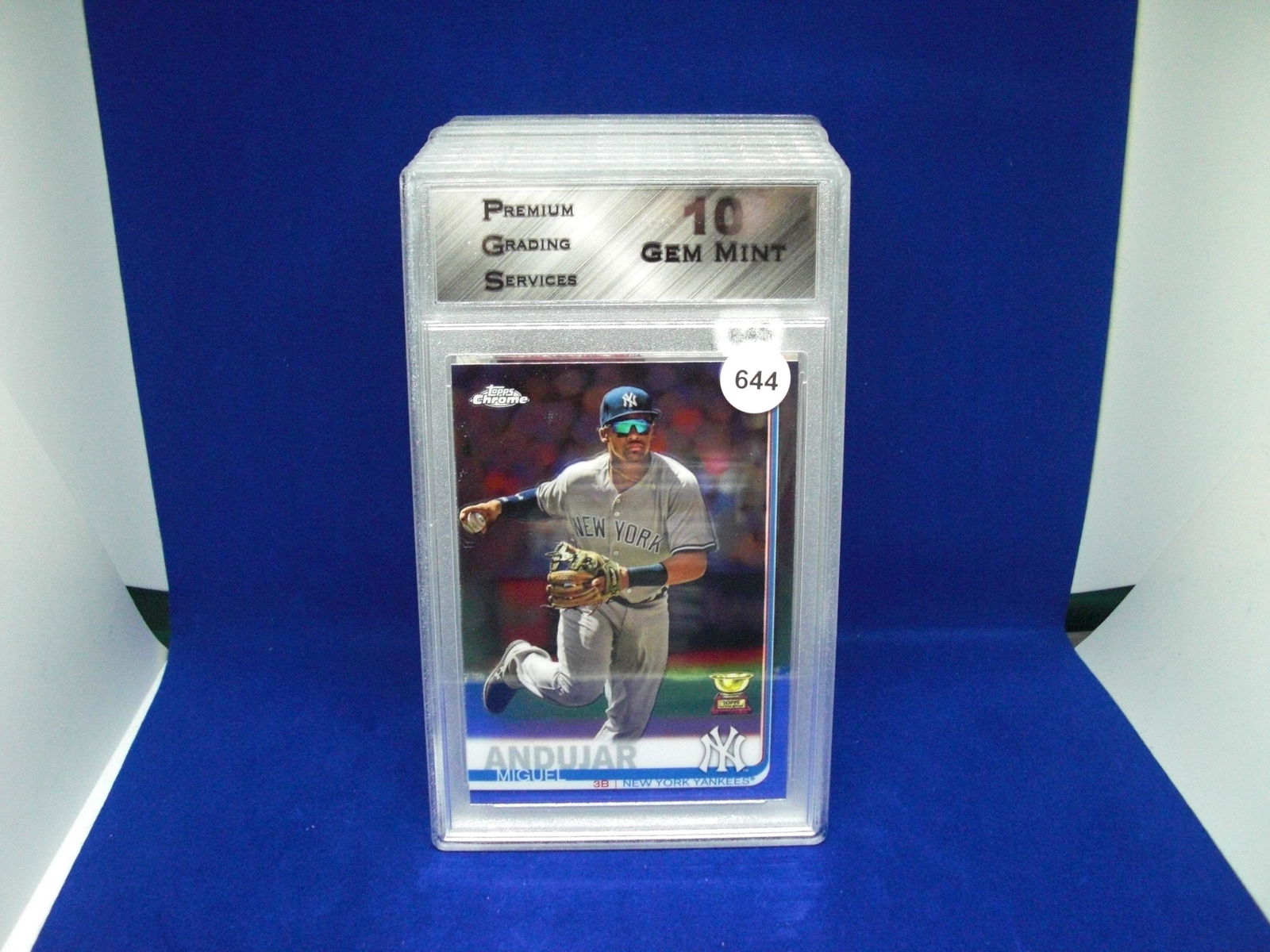PGS graded gem 10 miguel andujar topps chrome cup (1 of 1)