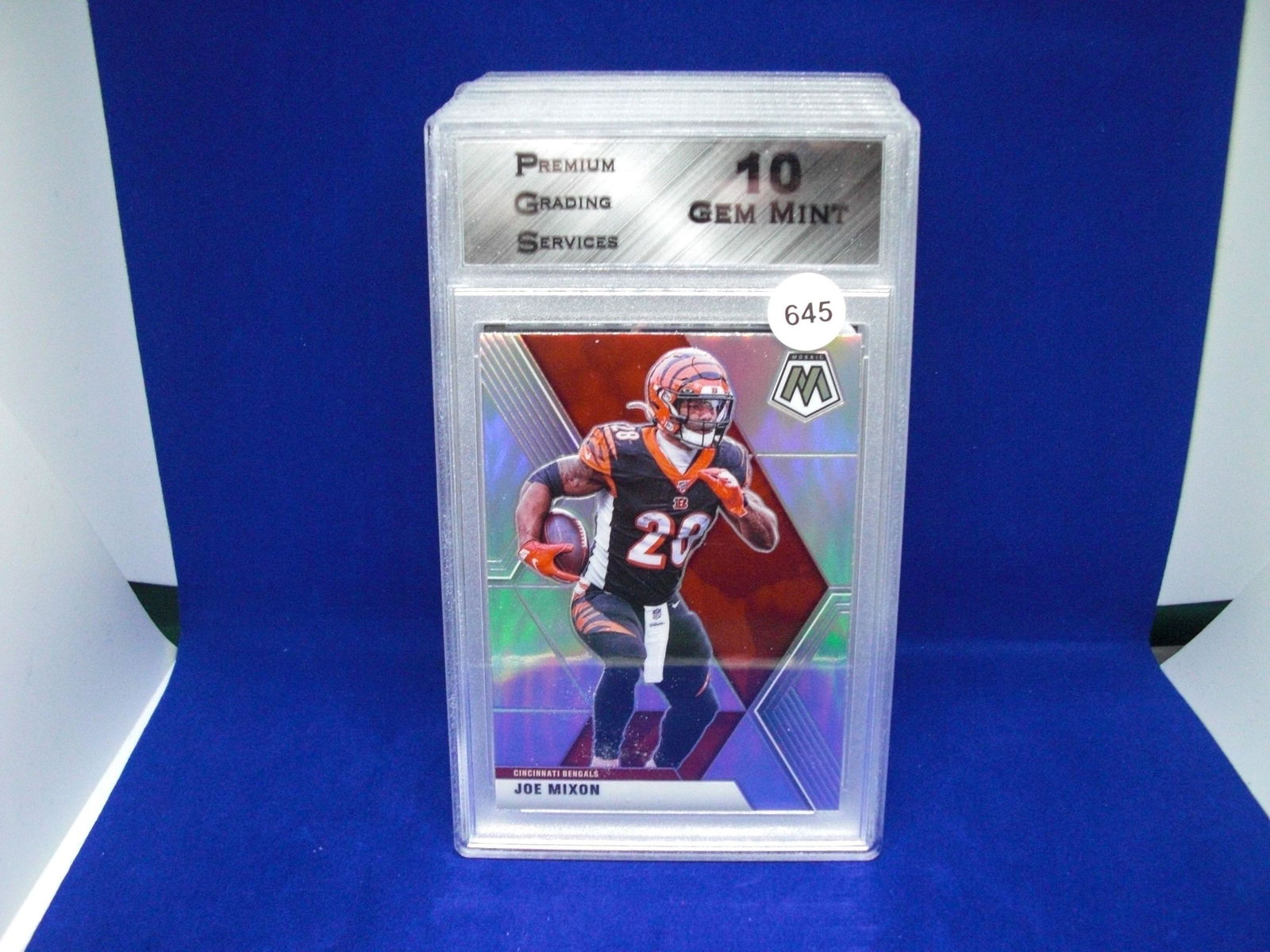 PGS graded gem 10 joe mixon silver (1 of 1)