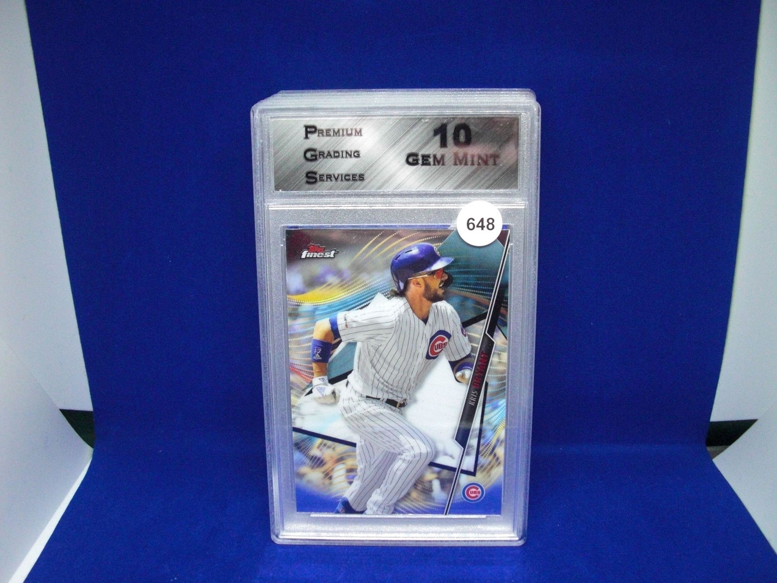 PGS graded gem 10 kris bryant topps finest (1 of 1)