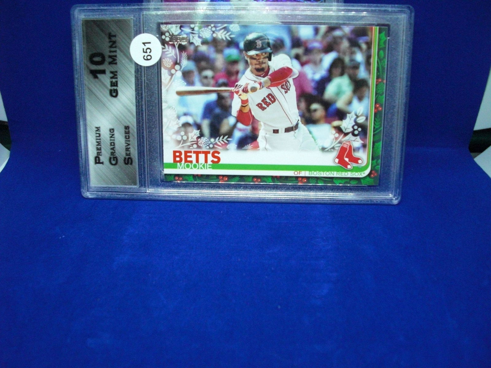 PGS graded gem 10 mookie betts 2019 holiday (1 of 1)