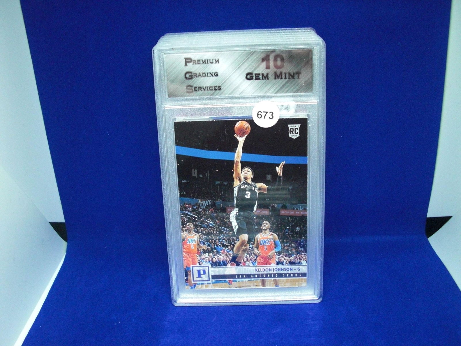 PGS graded 10 keldon johnson rookie (1 of 1)