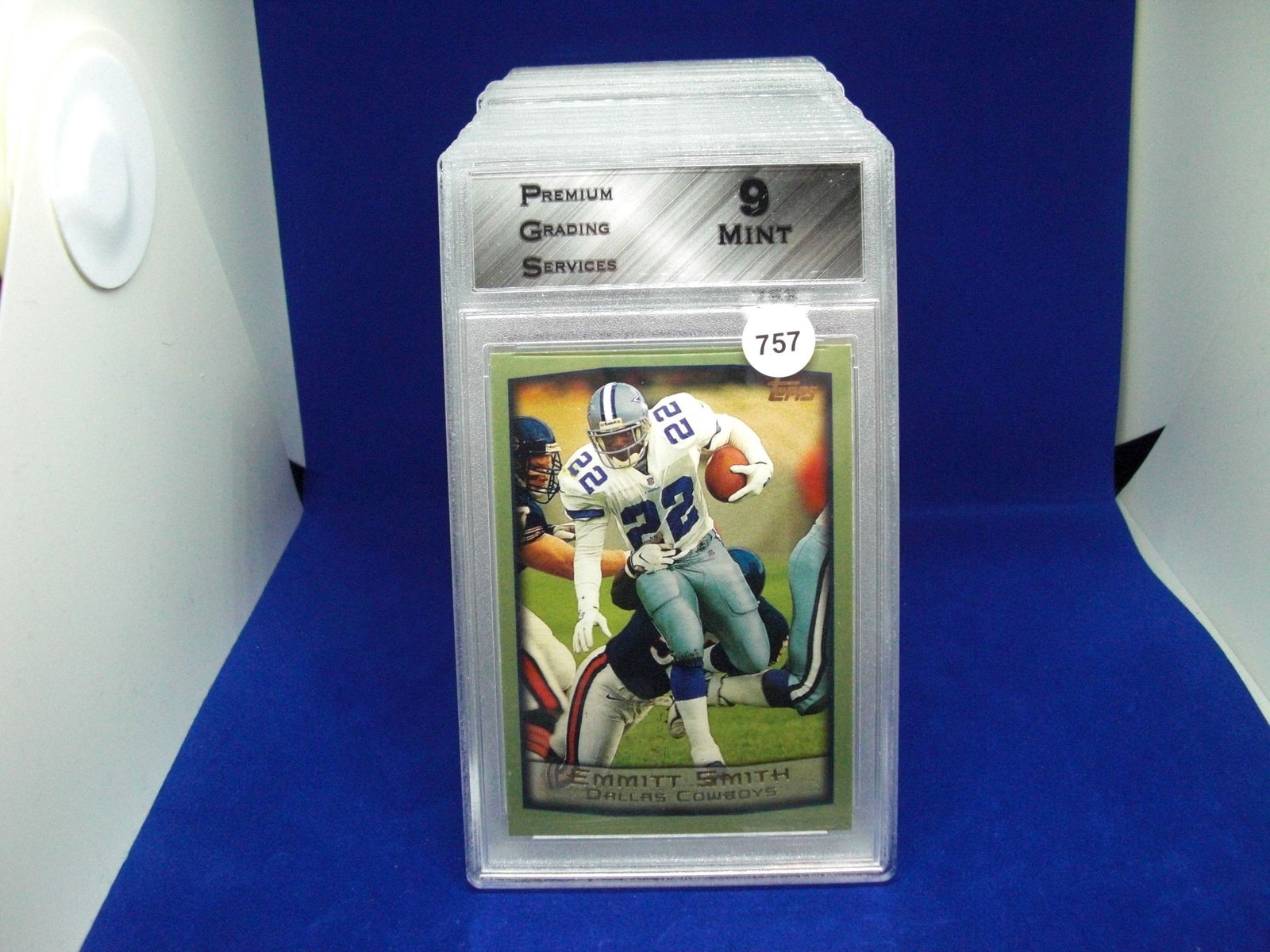 PGS graded 9 emmitt smith 1999 topps (1 of 1)