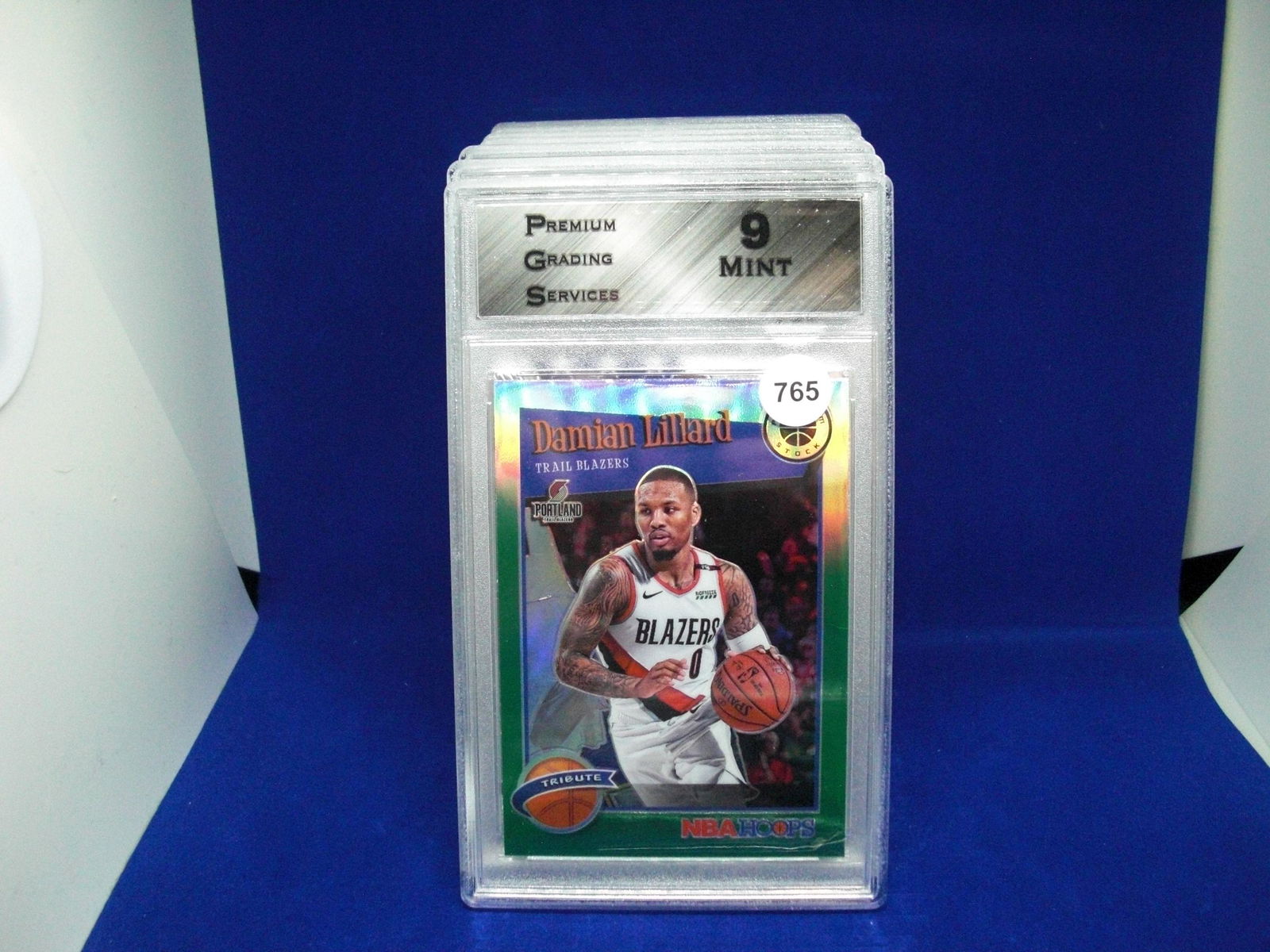 PGS graded 9 damian lillard green holo (1 of 1)