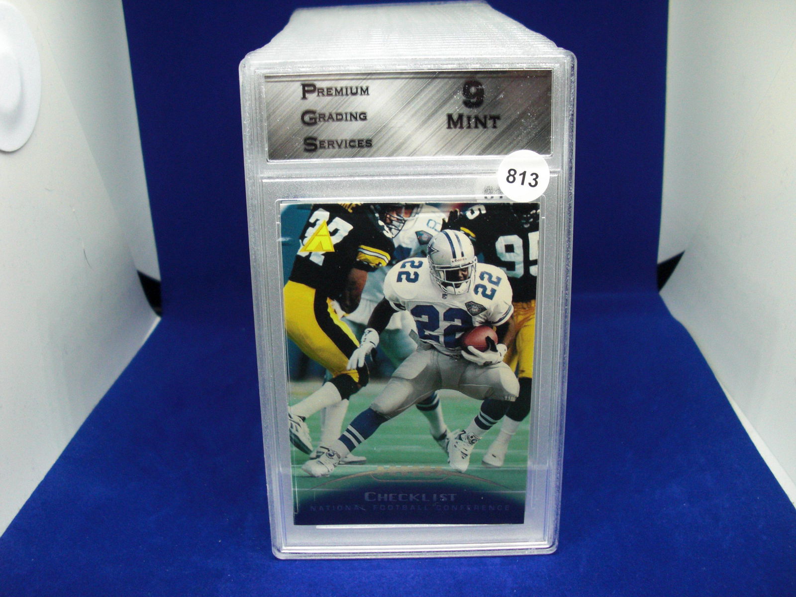 PGS 9 Mint emmitt Smith NFL checklist (1 of 1)