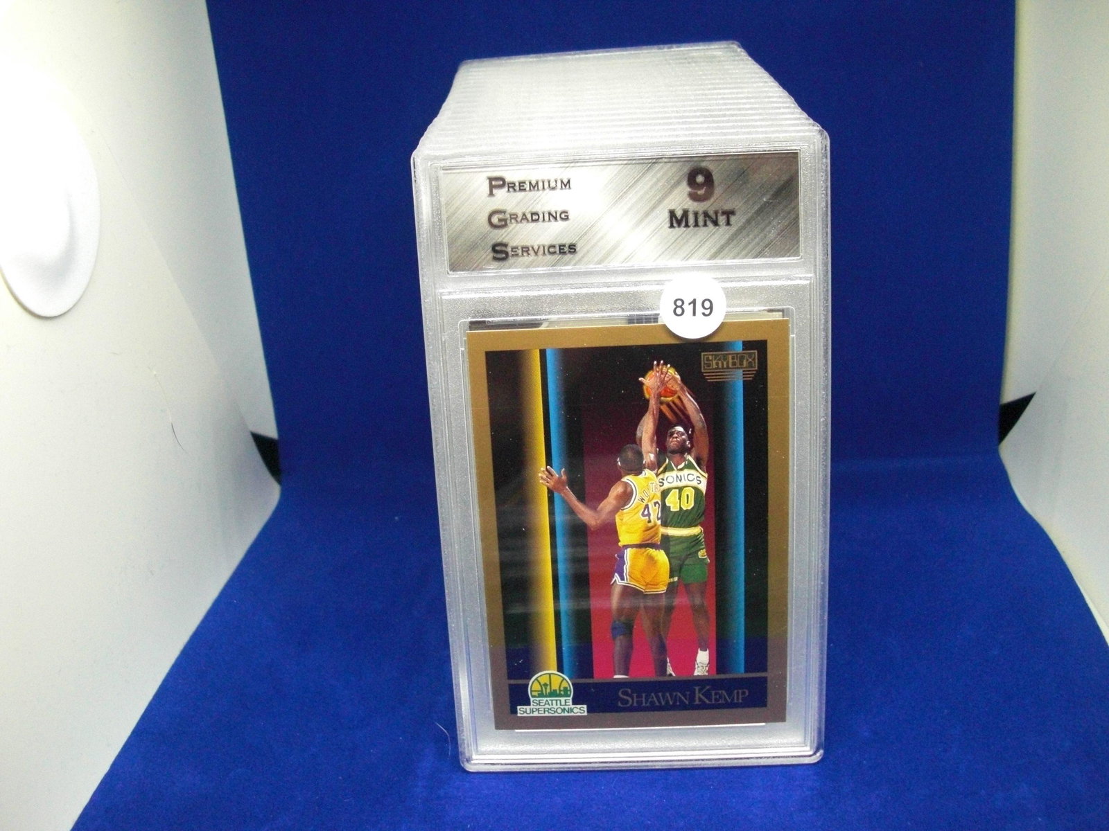 PGS 9 Mint Shawn Kemp skybox: premium grading services platinum label