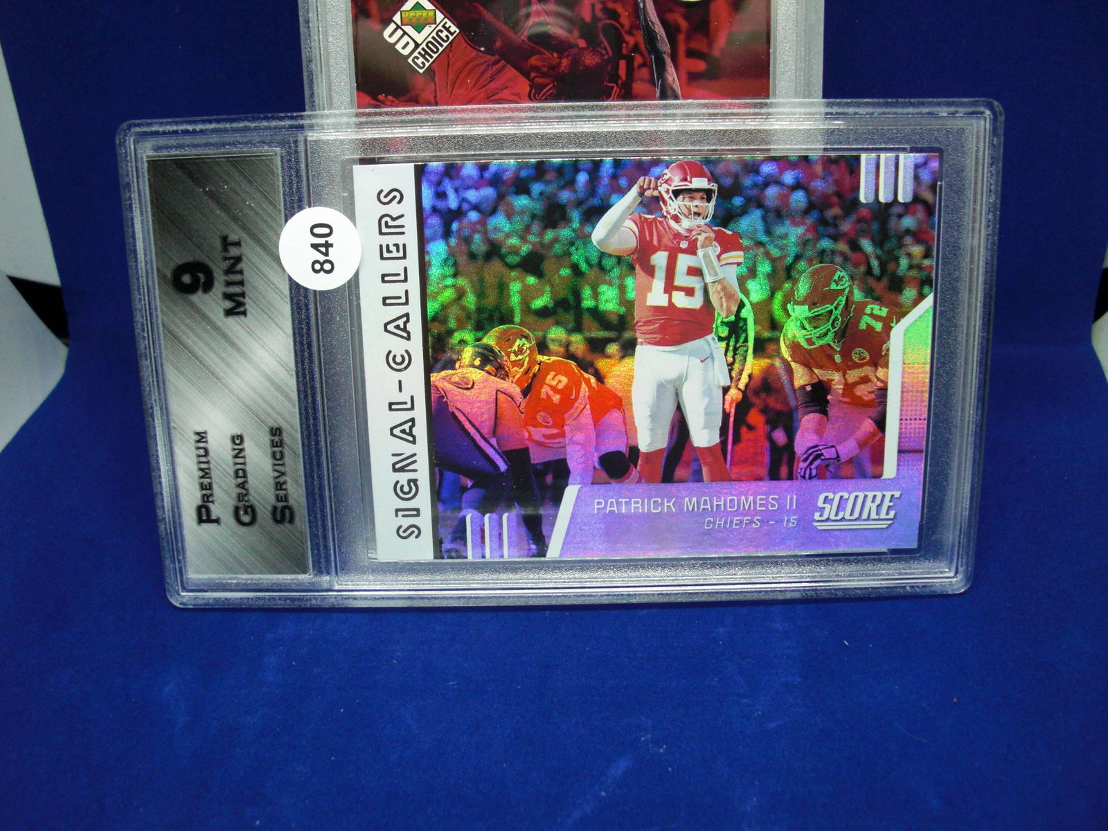 PGS 9 Mint Patrick mahomes signal callers (1 of 1)