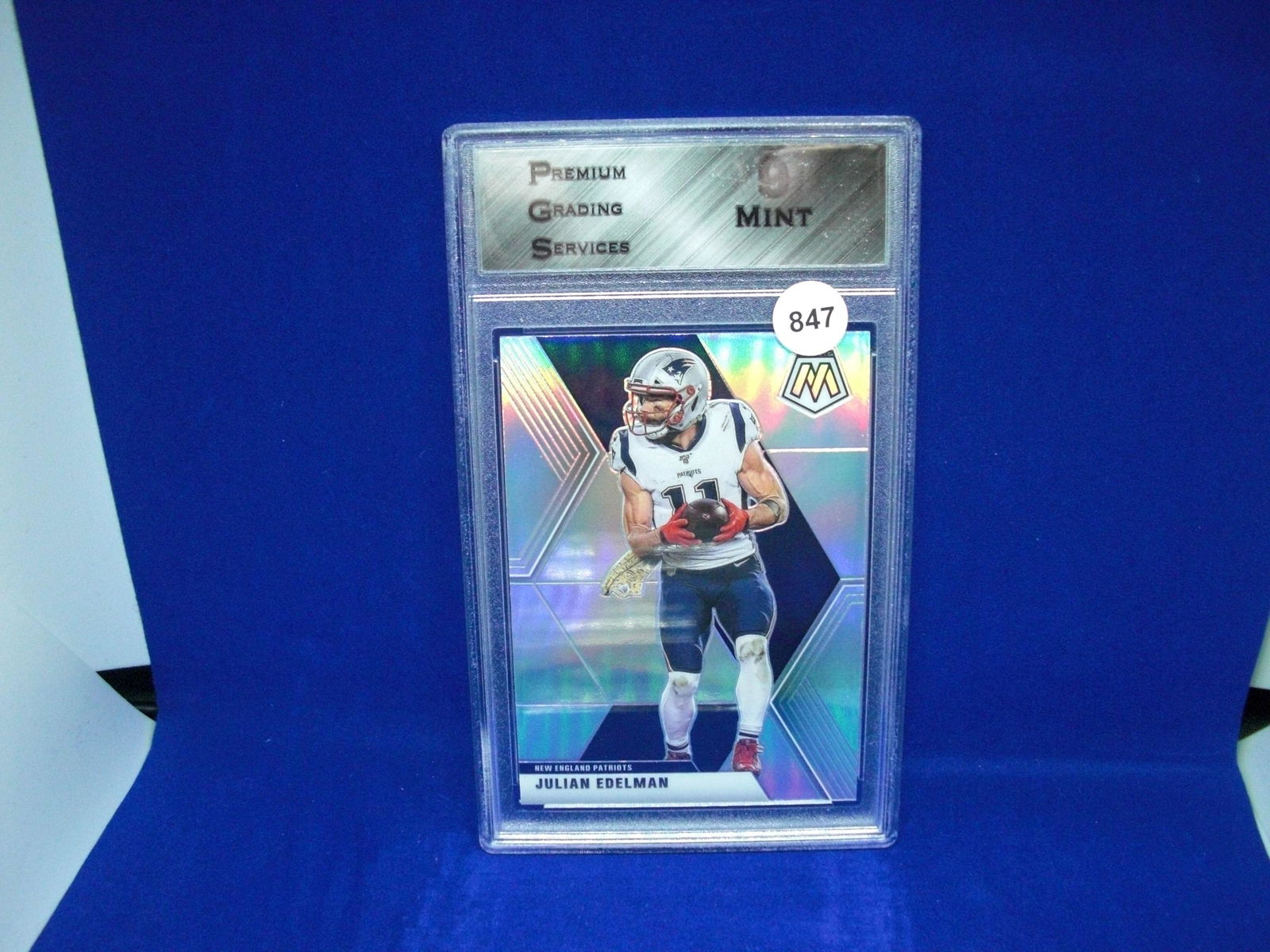 PGS 9 Mint Julian Edelman silver mosaic (1 of 1)