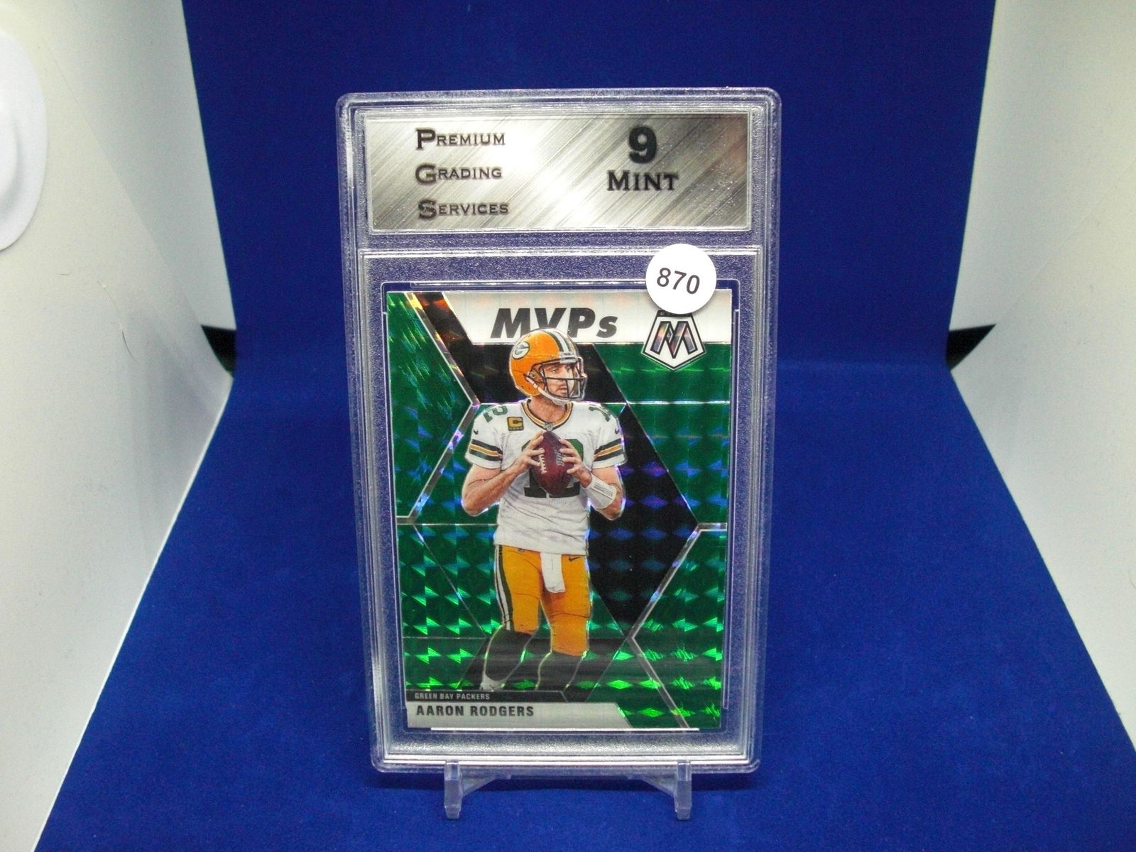 PGS 9 Mint Aaron Rodgers green mosaic (1 of 1)