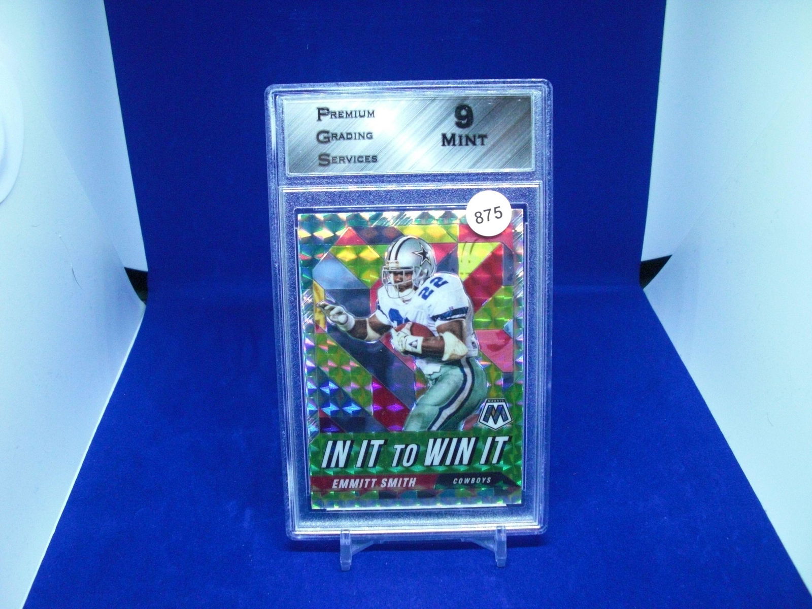 PGS 9 Mint Emmitt Smith mosaic insert (1 of 1)