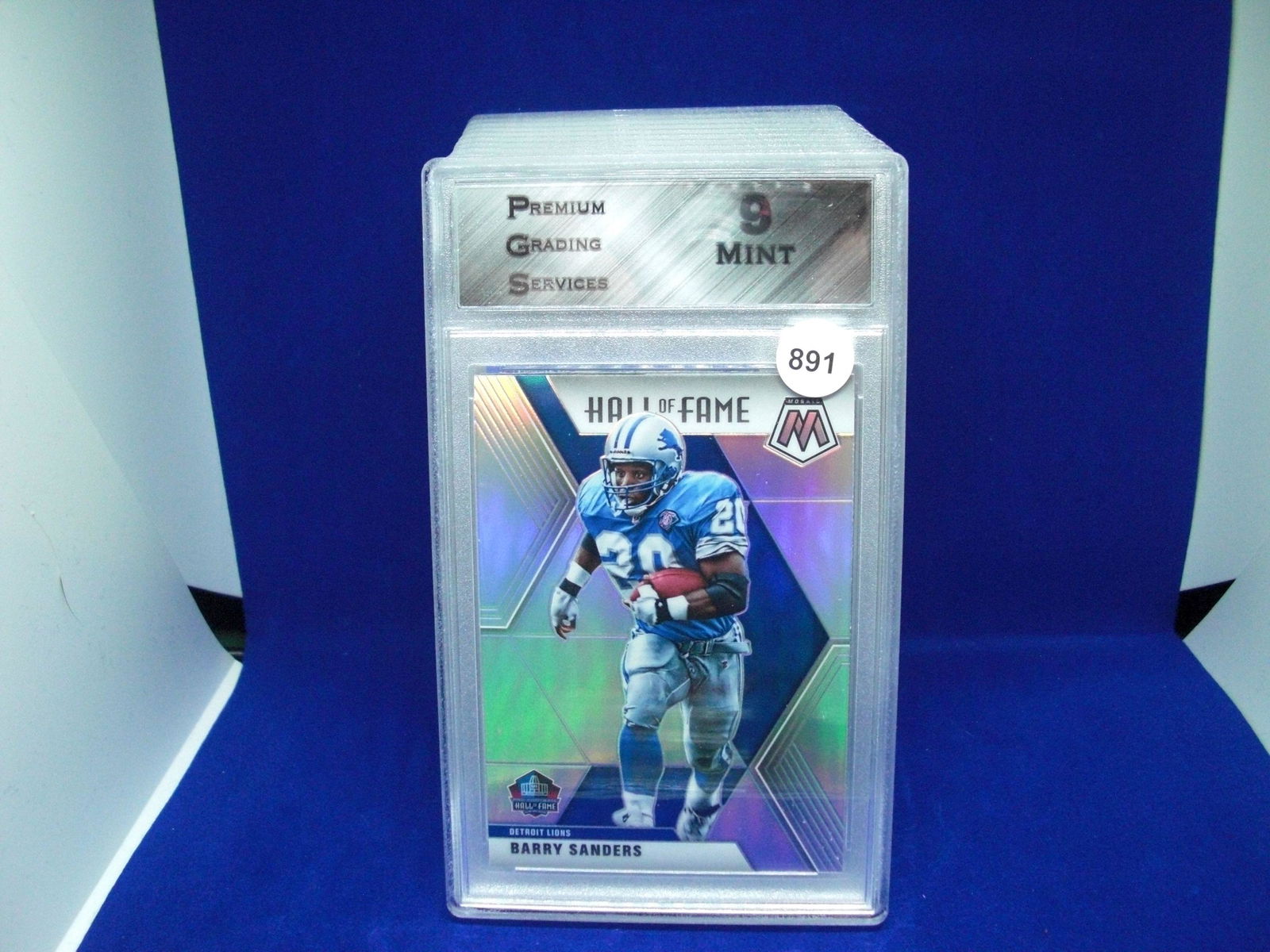 PGS 9 Mint Barry Sanders silver mosaic (1 of 1)