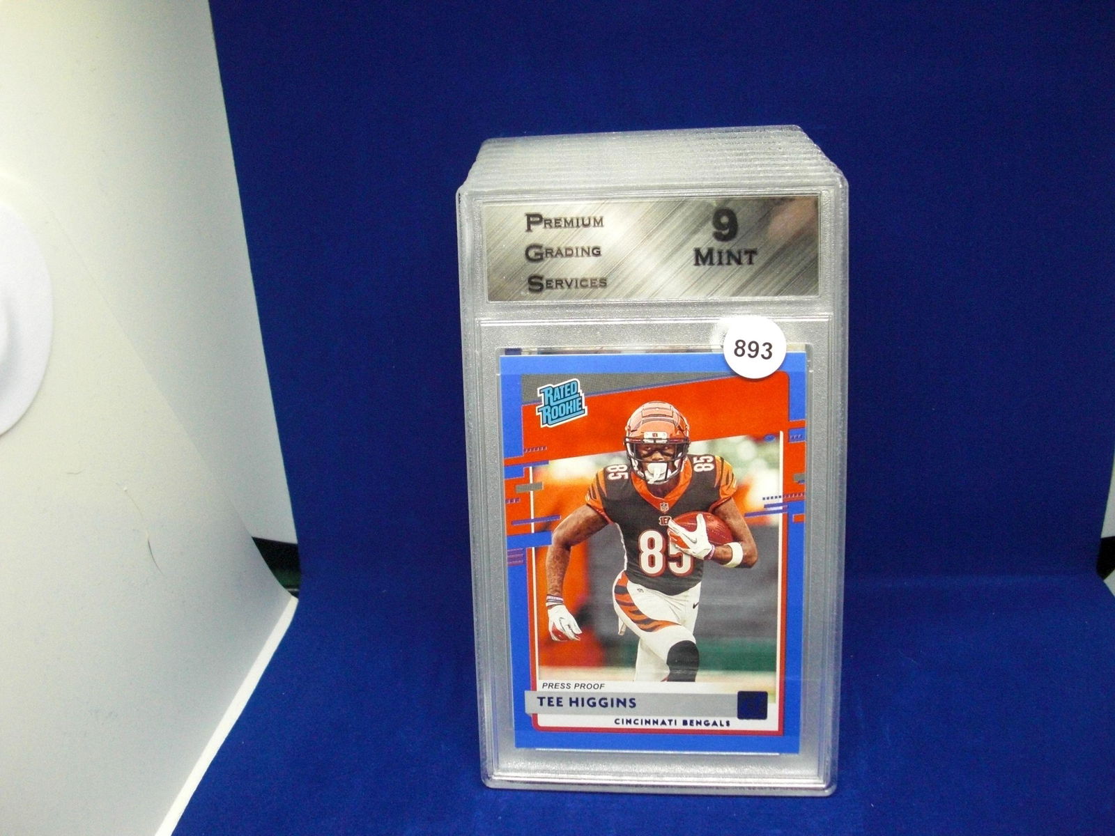 PGS 9 Mint Tee Higgins blue rated rookie (1 of 1)